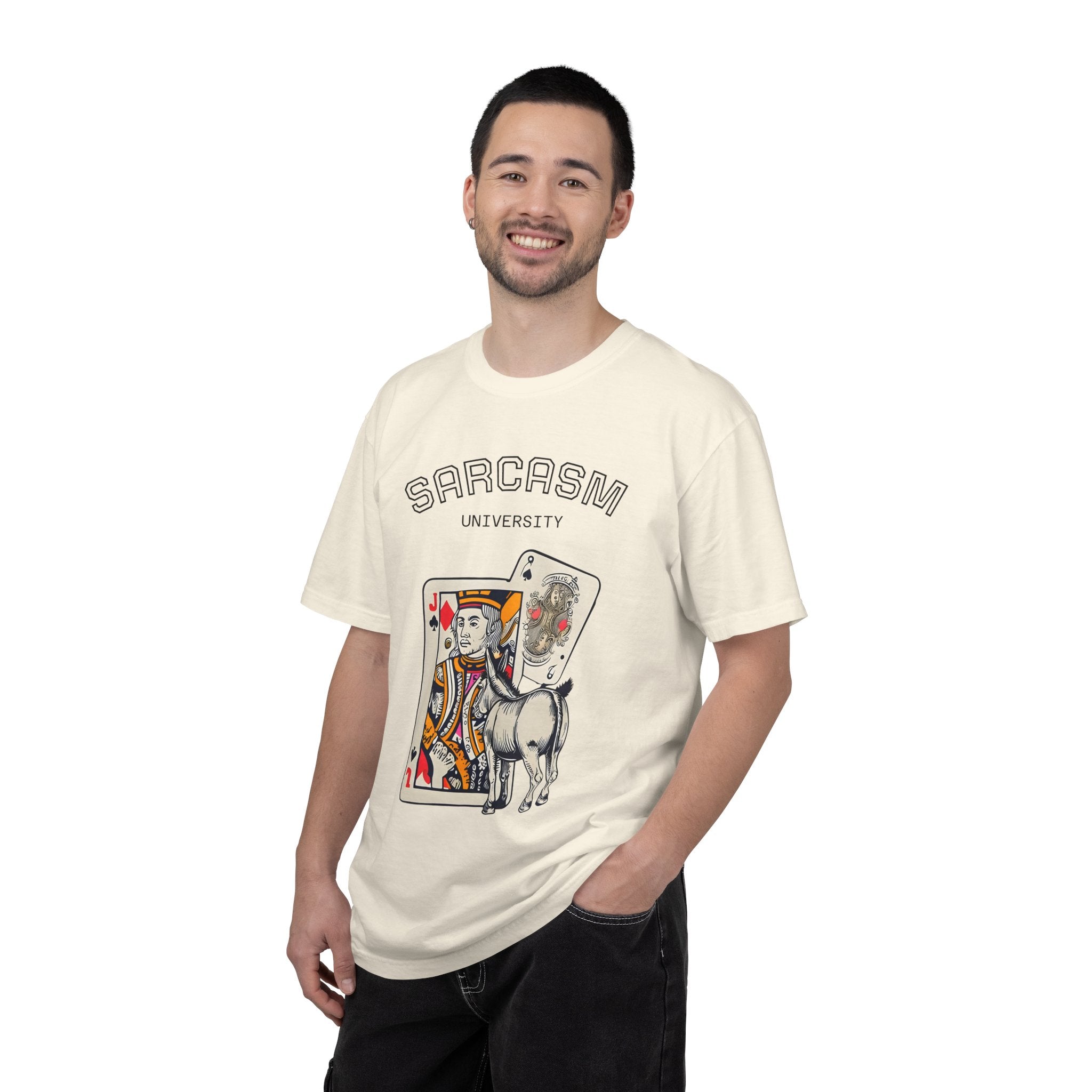 Sarcasm University, Whimsical Jackass Graphic Unisex T-Shirt, Gift for that special Jackass in your life