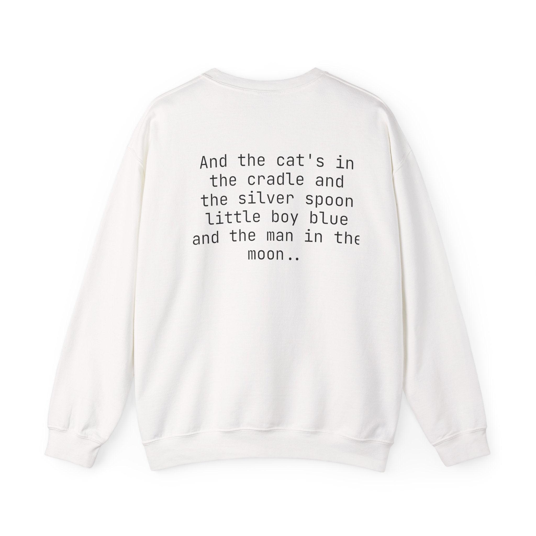 Cats in the Cradle Unisex Sweatshirt, Unisex Pullover Jumper, Cozy Sweatshirt, Gift for Music Lover, Cat