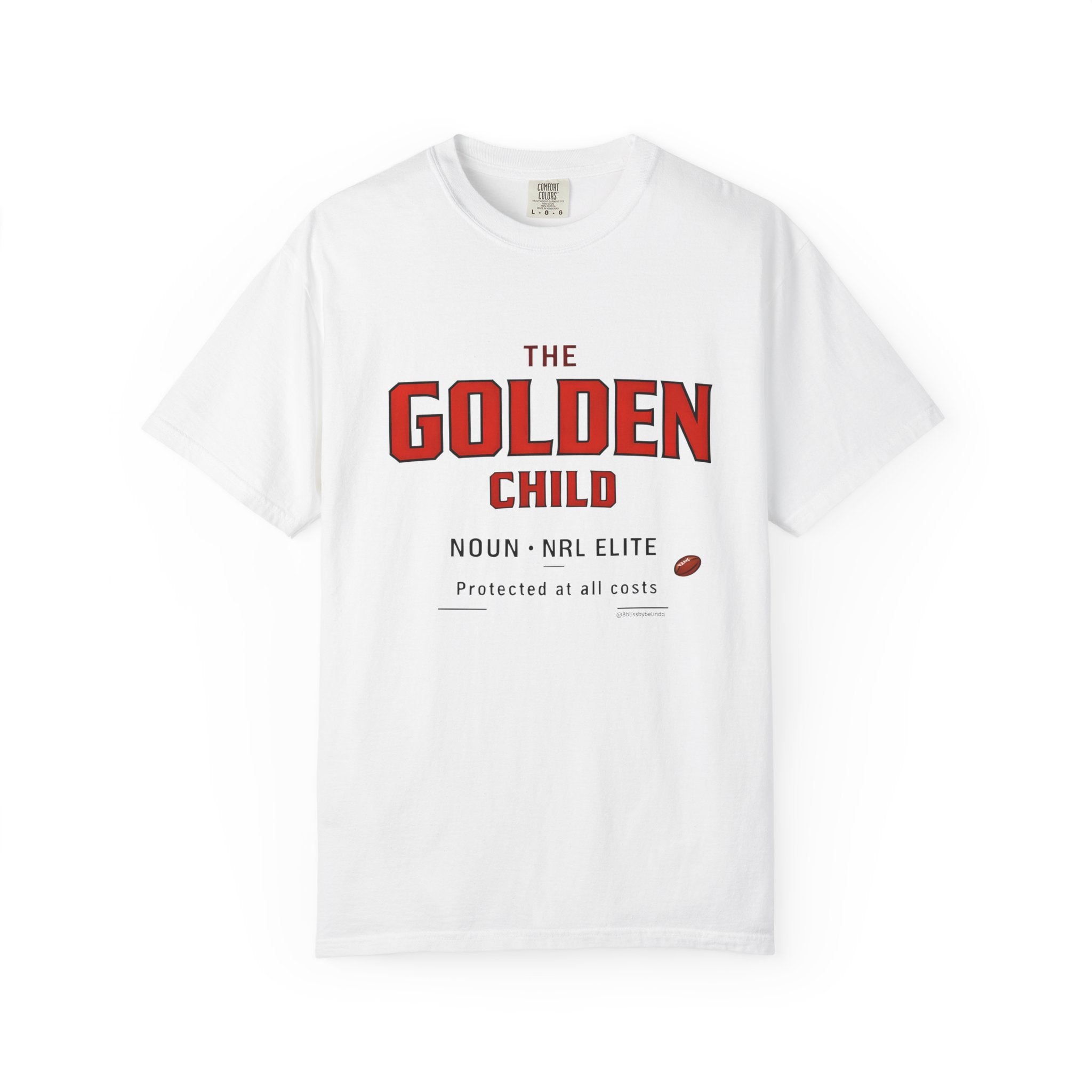 The Golden Child Graphic T-Shirt — 'The Golden Child' Sports Humour Tee with Definition Print