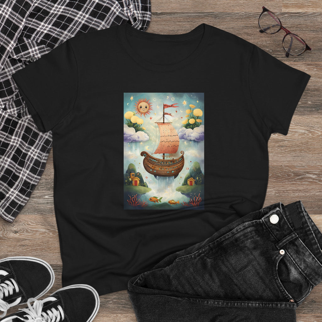 Whimsical Daydreams Tee, Casual Summer Shirt, Gift for Dreamers, Travel Vibes Tee, Inspirational Quote Top