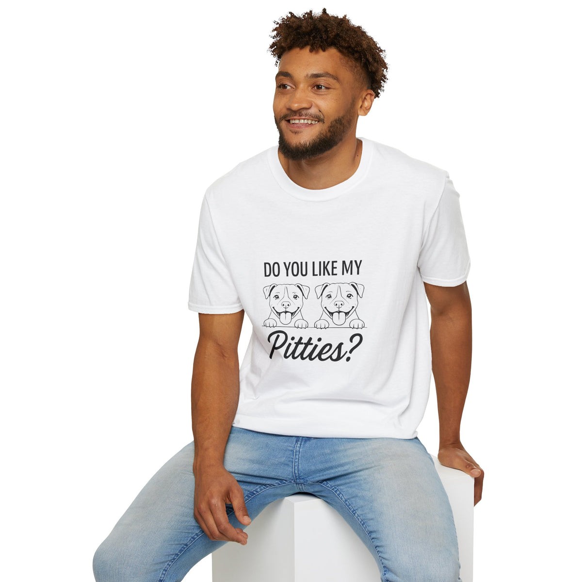 Do You Like My Pitties? Pitbull T-Shirt — Cute Rescue Dog Tee for Pitbull Lovers