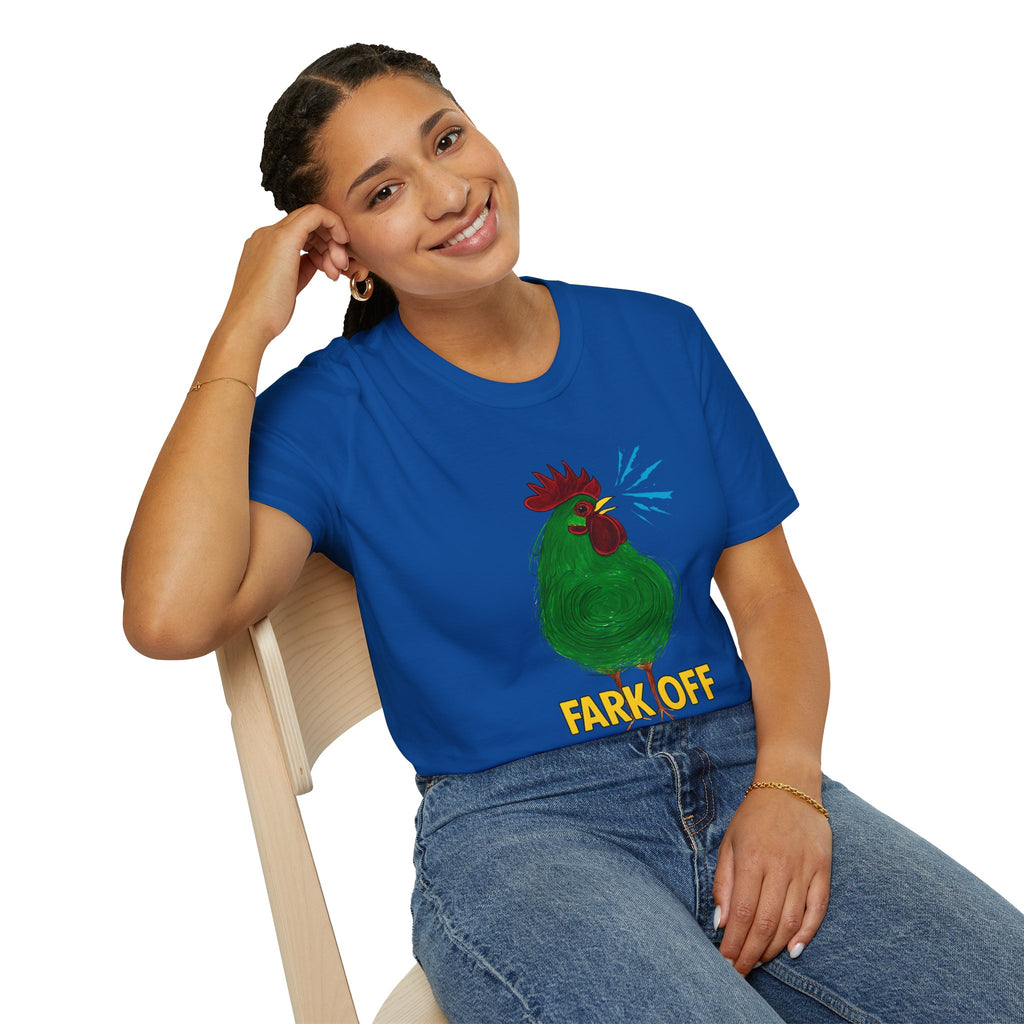 Funny Chicken Graphic T-Shirt, Humor Tee, Farm-Inspired Apparel