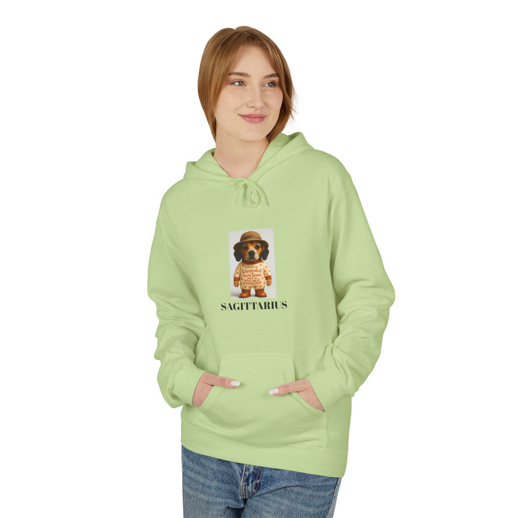 Sagittarius Wanderlust Hoodie, Dog Explorer Sweatshirt