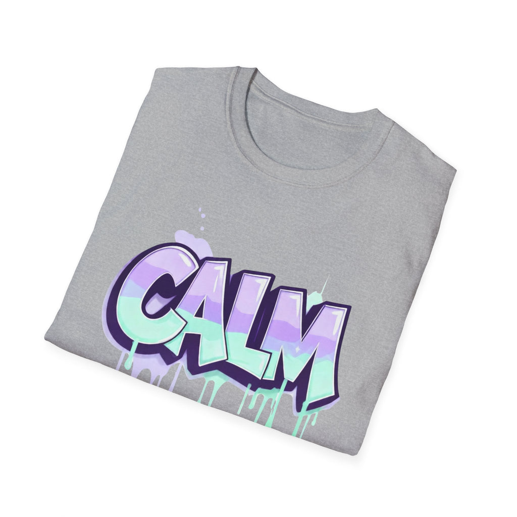 Calm Graffiti T-Shirt Ladies — Paint Drip Streetwear Tee