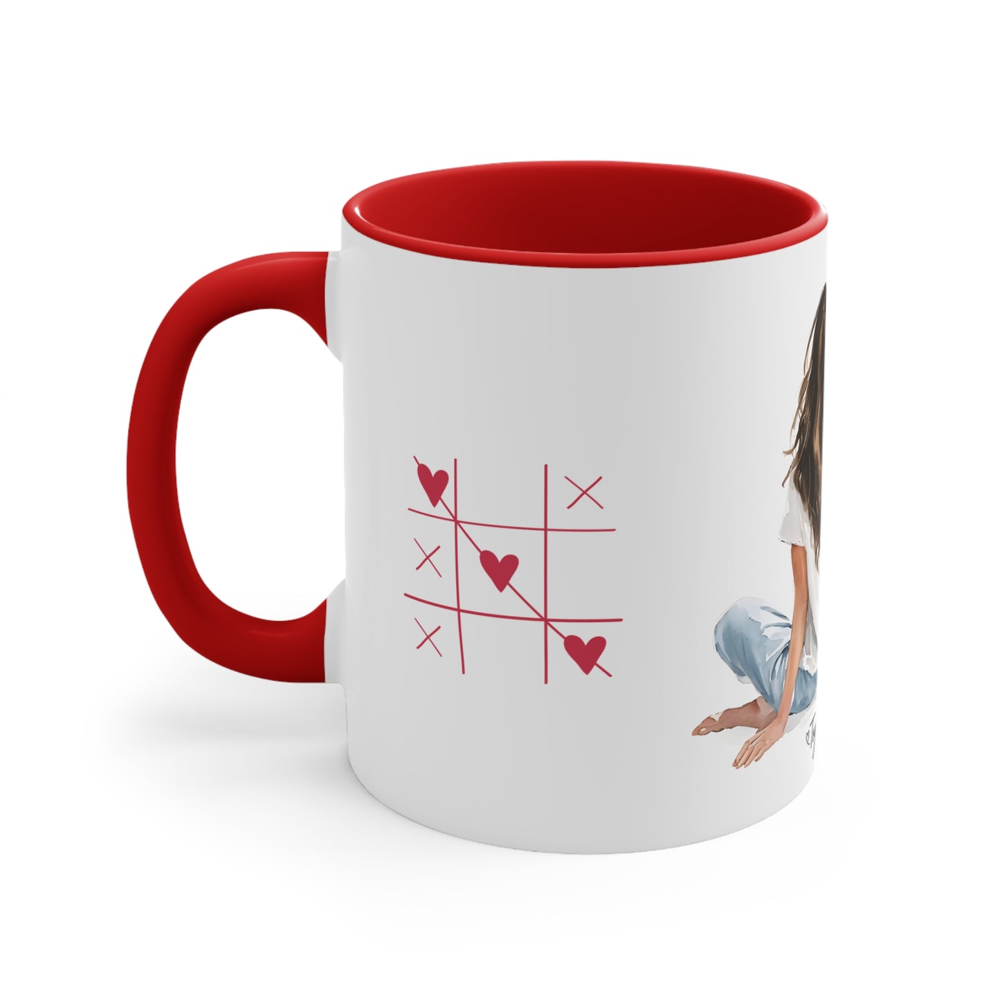 Love Quote Ceramic Mug, 11oz - Warmth and Love Couple Gift