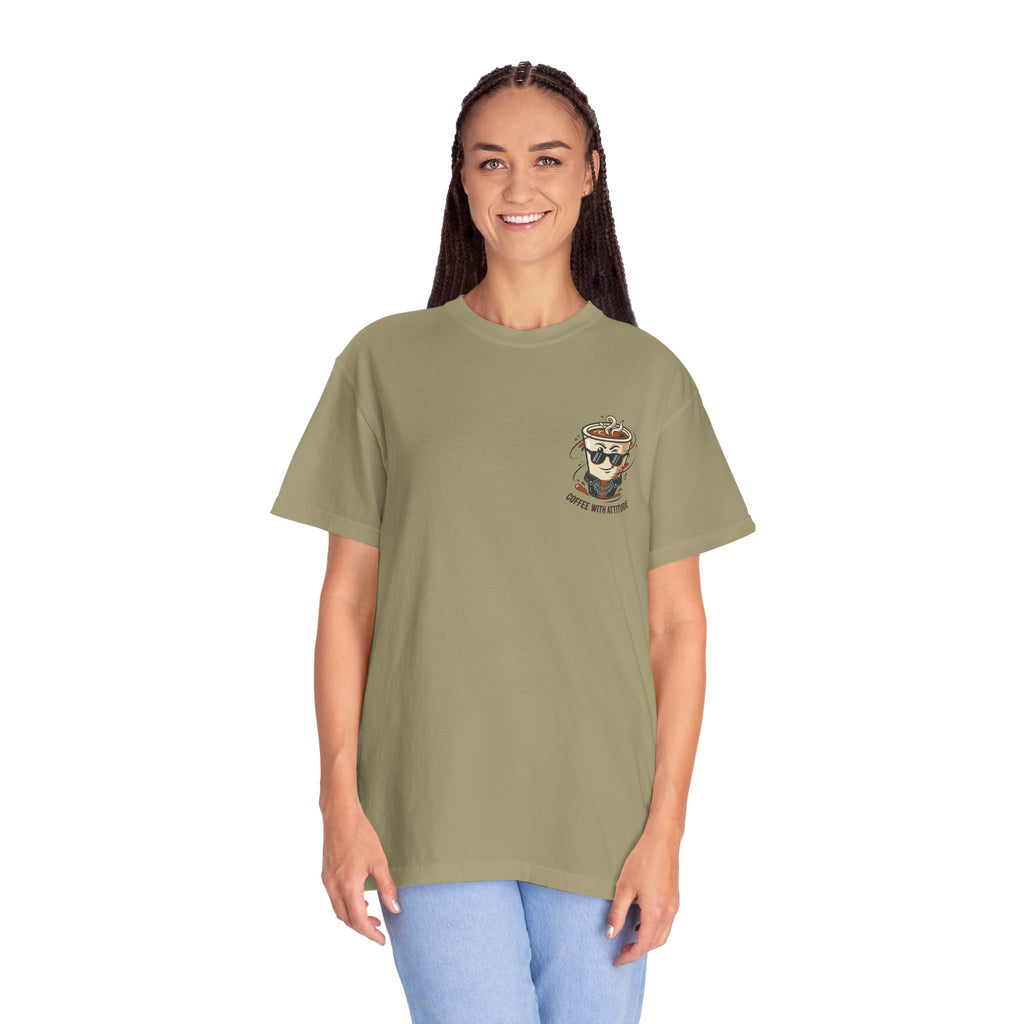 Running on Coffee & Attitude Mum T-Shirt