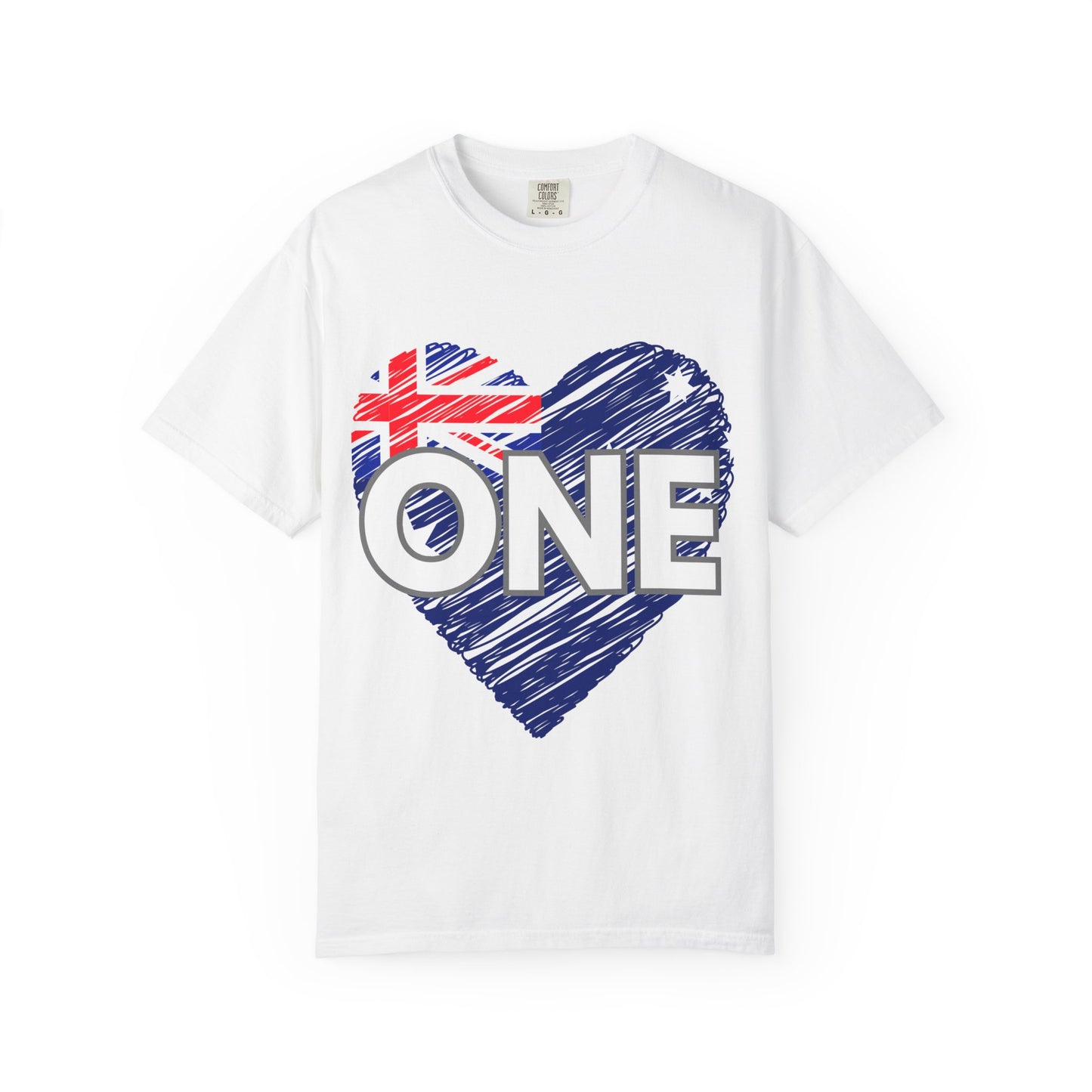 ONE Heart Australia Unity T-Shirt — Aussie Heart Graphic Tee