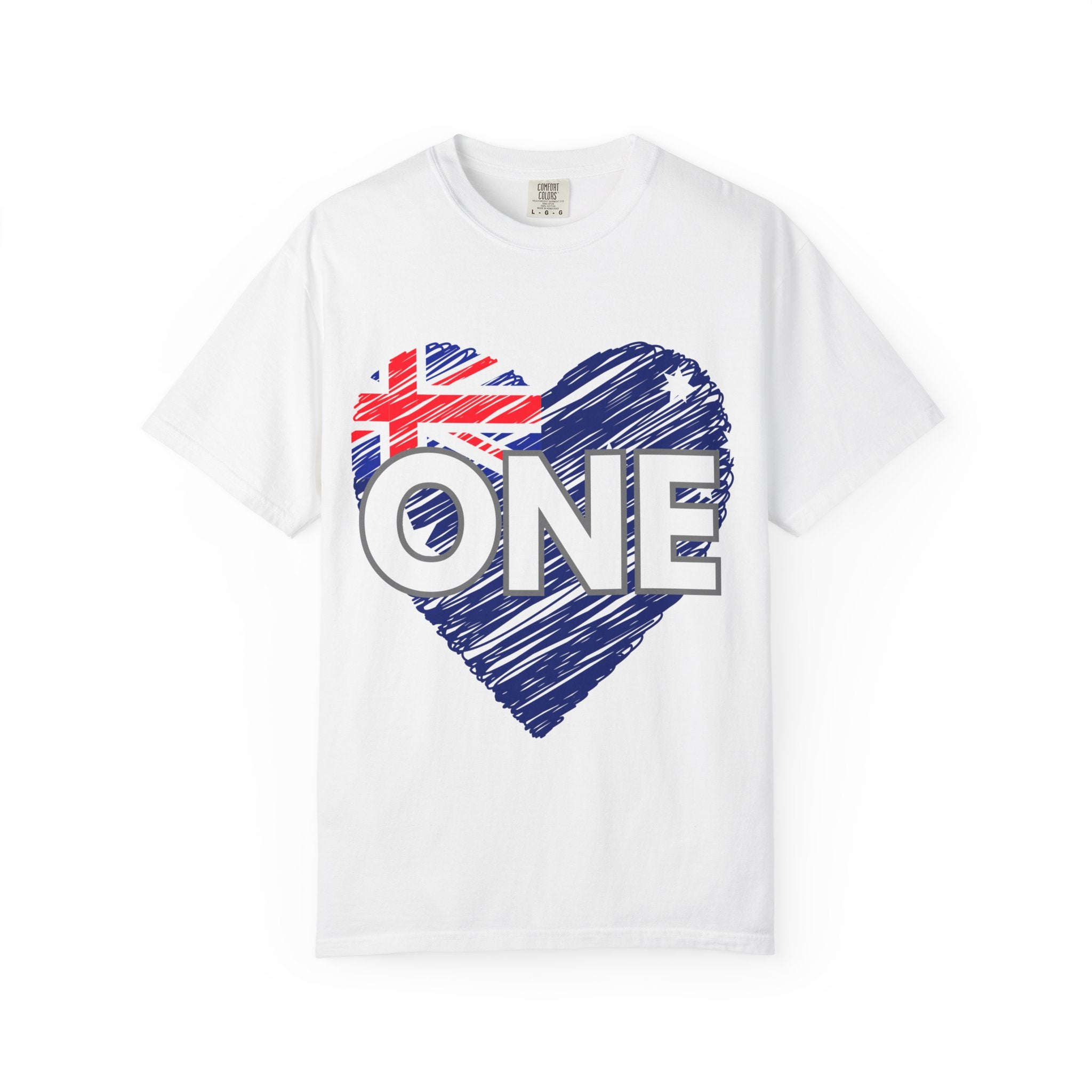 ONE Heart Australia Unity T-Shirt — Aussie Heart Graphic Tee