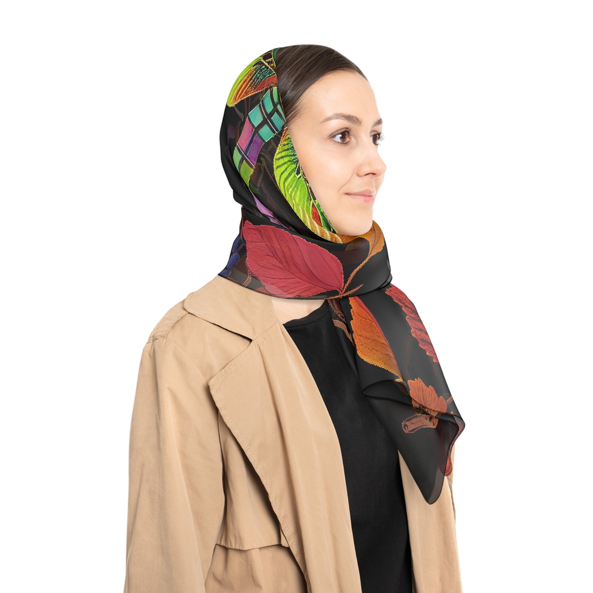Colourful Dragonfly Scarf — Lightweight East Asian Scarf