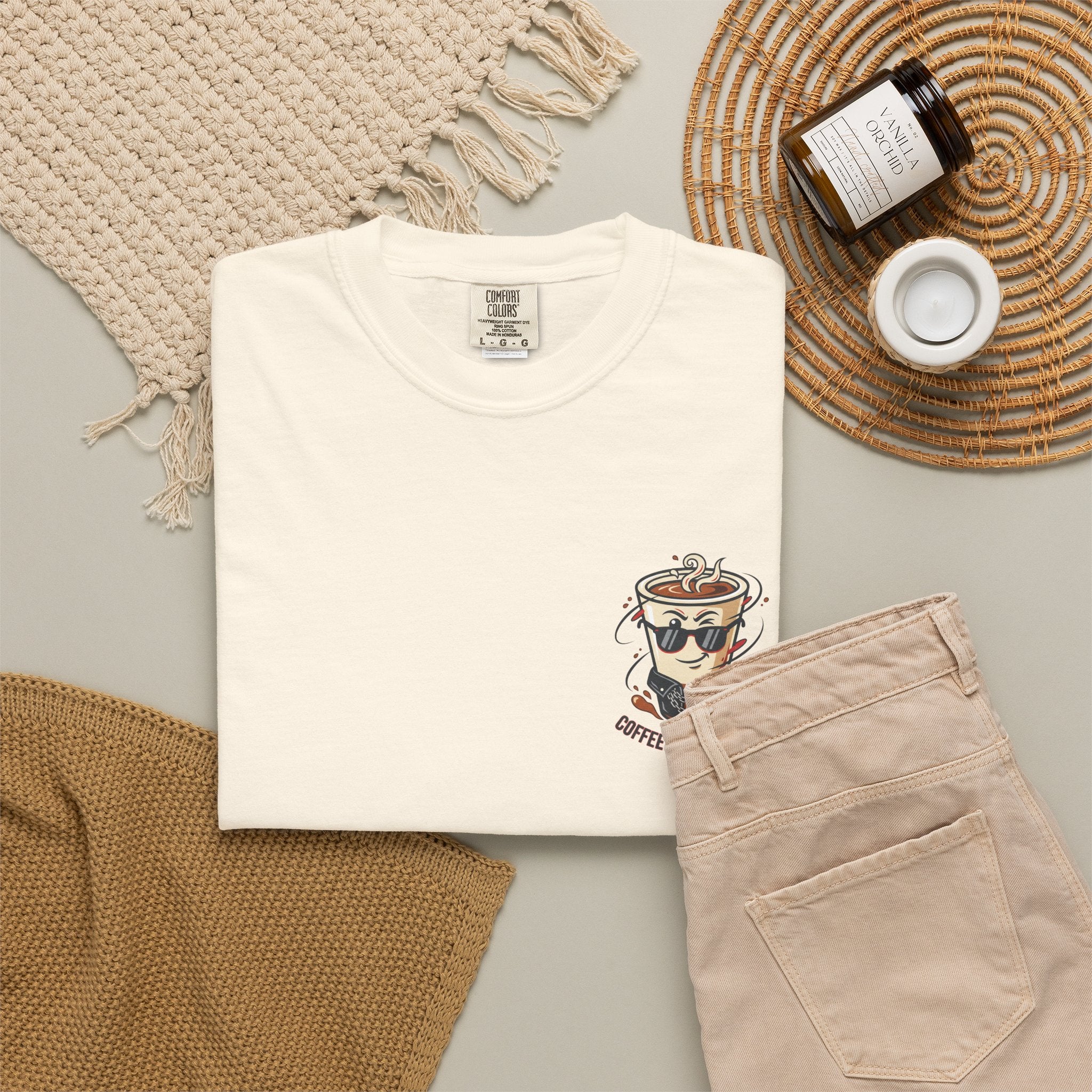 Running on Coffee & Attitude Mum T-Shirt