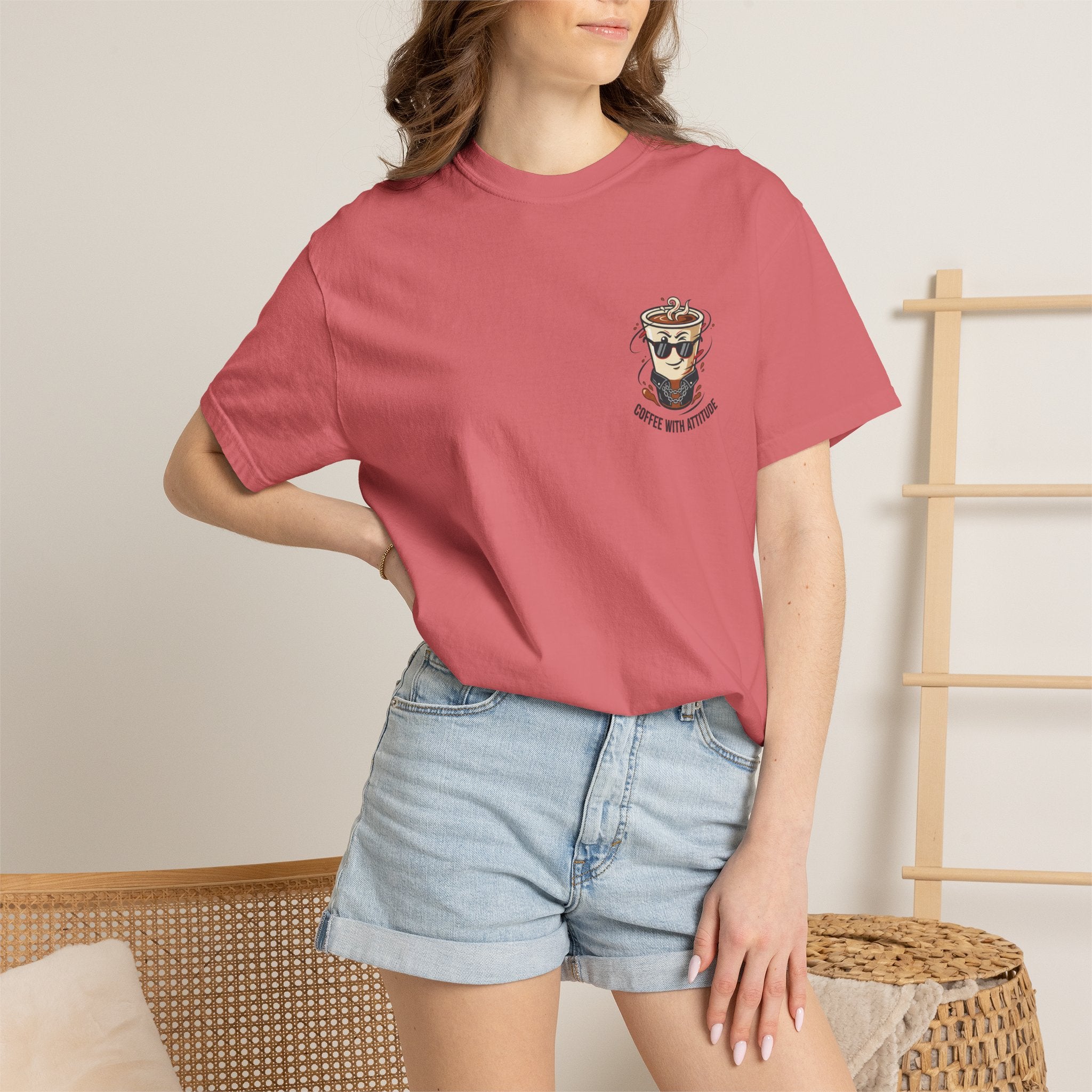 Running on Coffee & Attitude Mum T-Shirt