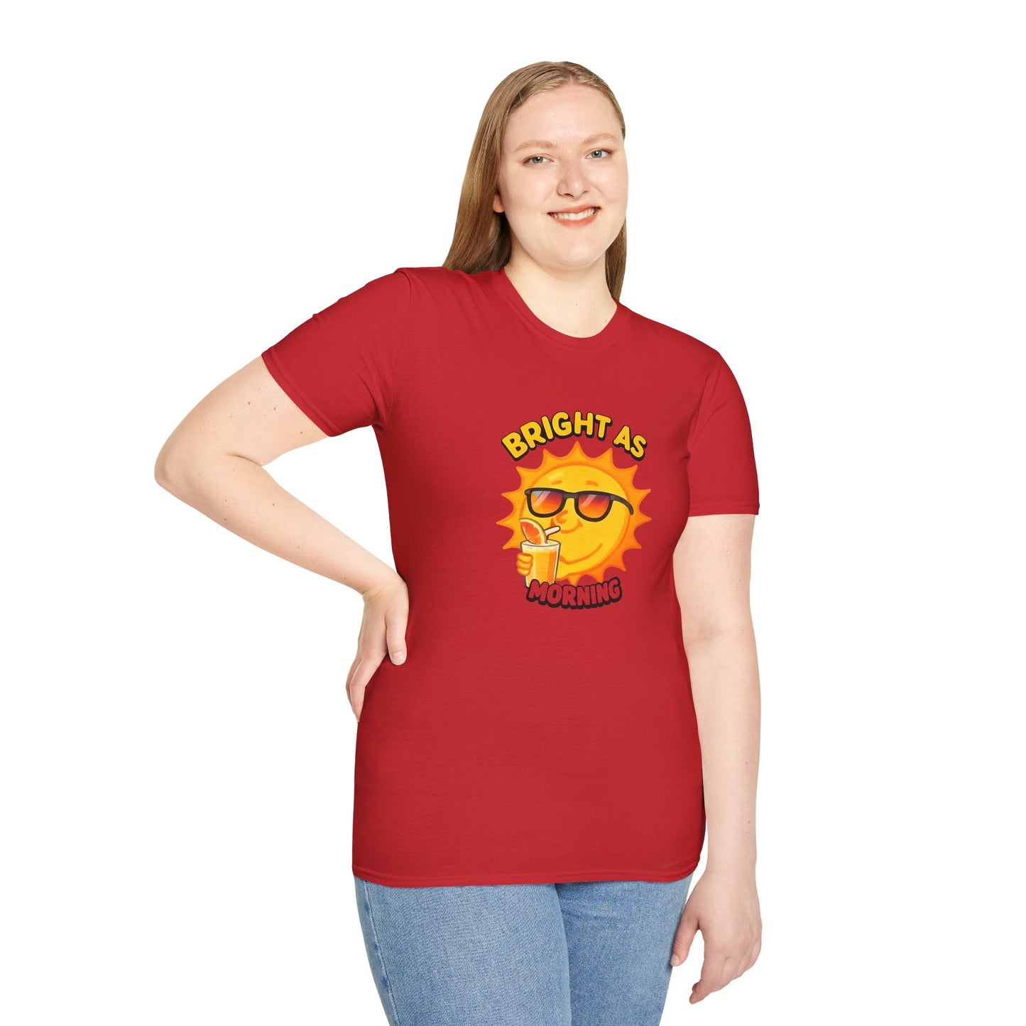 Bright as Morning T-Shirt - Fun Summer Tee, Gift for Friends, Casual Wear, Summer Vibes