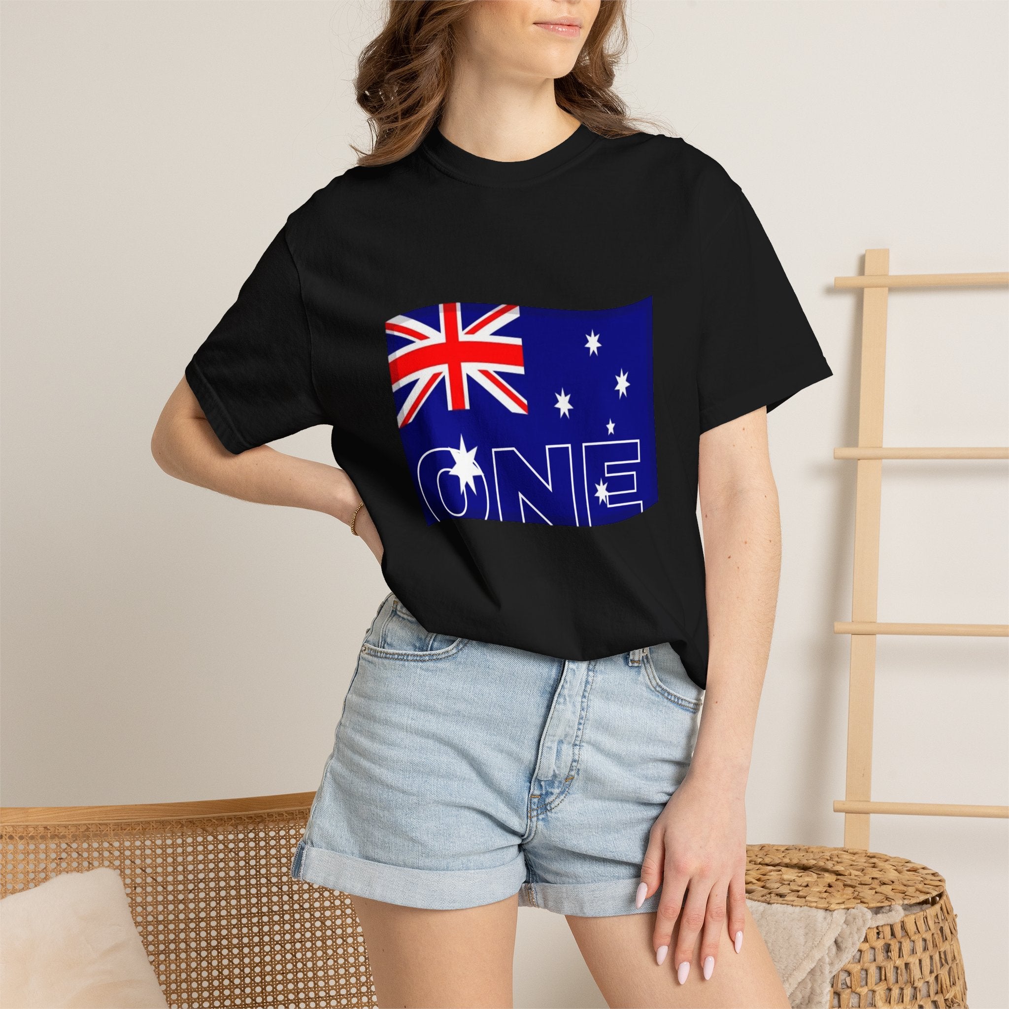 Australia Flag "One" Graphic T-Shirt