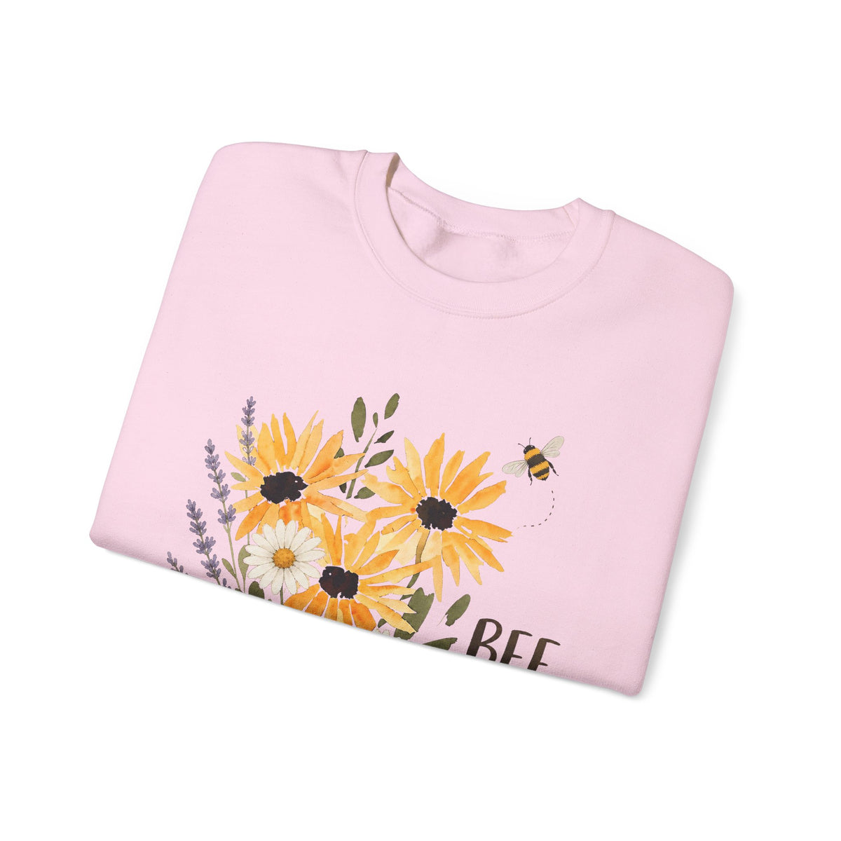 Bee Kind Floral Sweatshirt – Sunflower Bouquet Crewneck