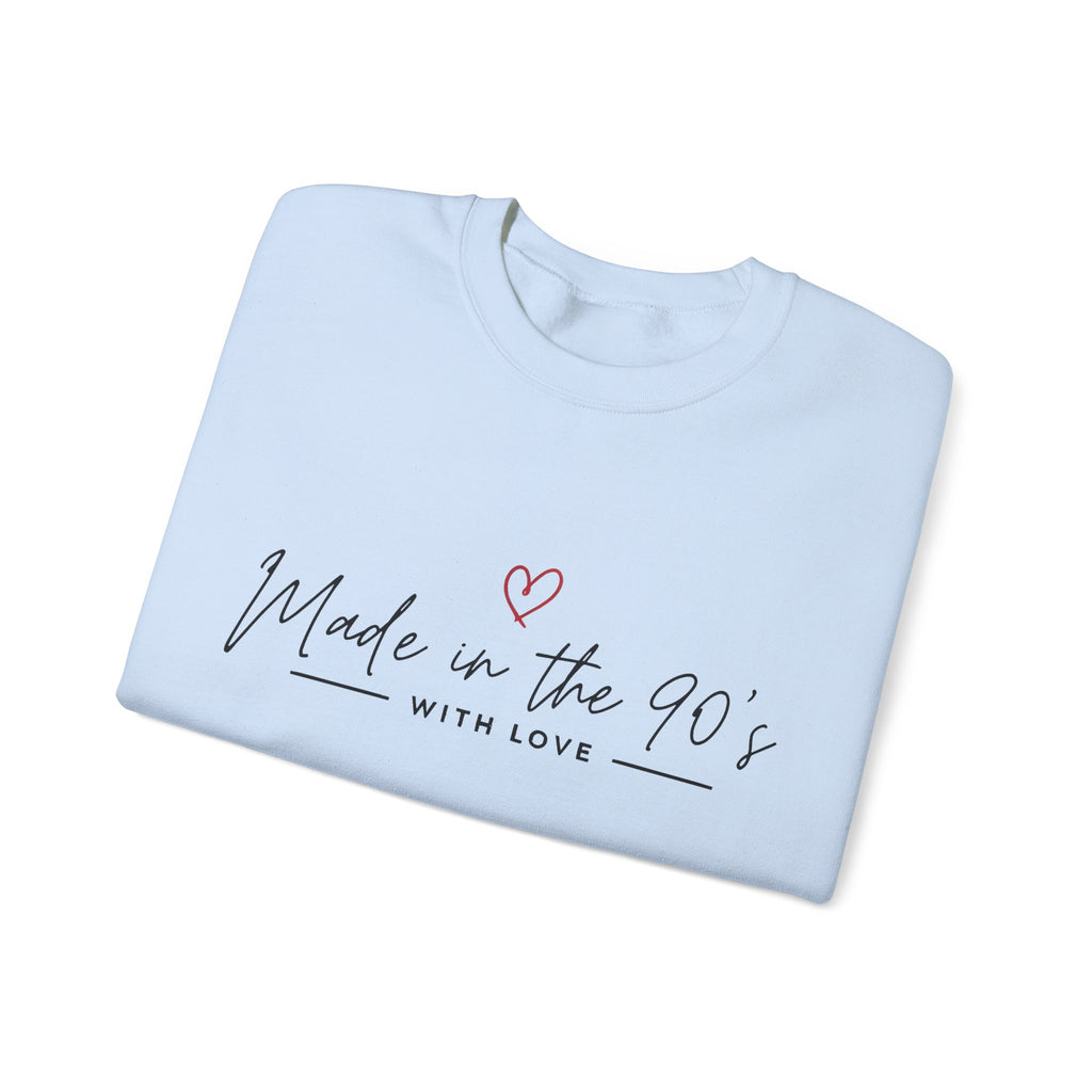 Made in the 90's Unisex Heavy Blend Crewneck Sweatshirt - Made in the 90's with love..
