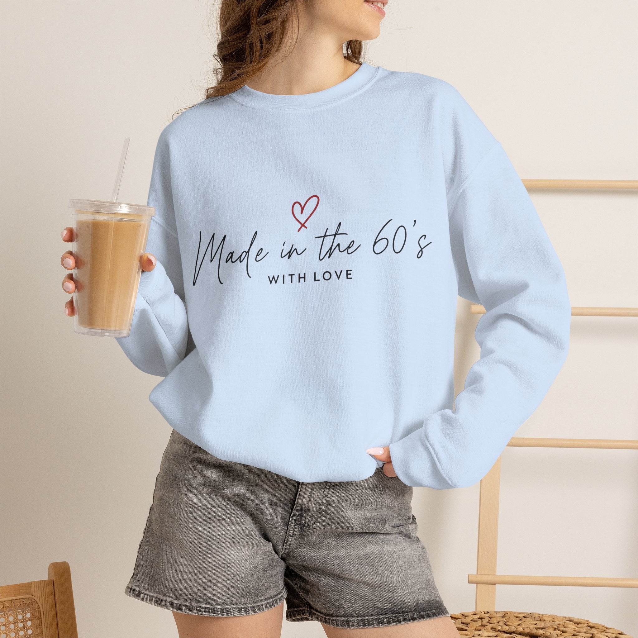 Made in the 60s Crewneck Sweatshirt — Vintage Born in the 60s Gift