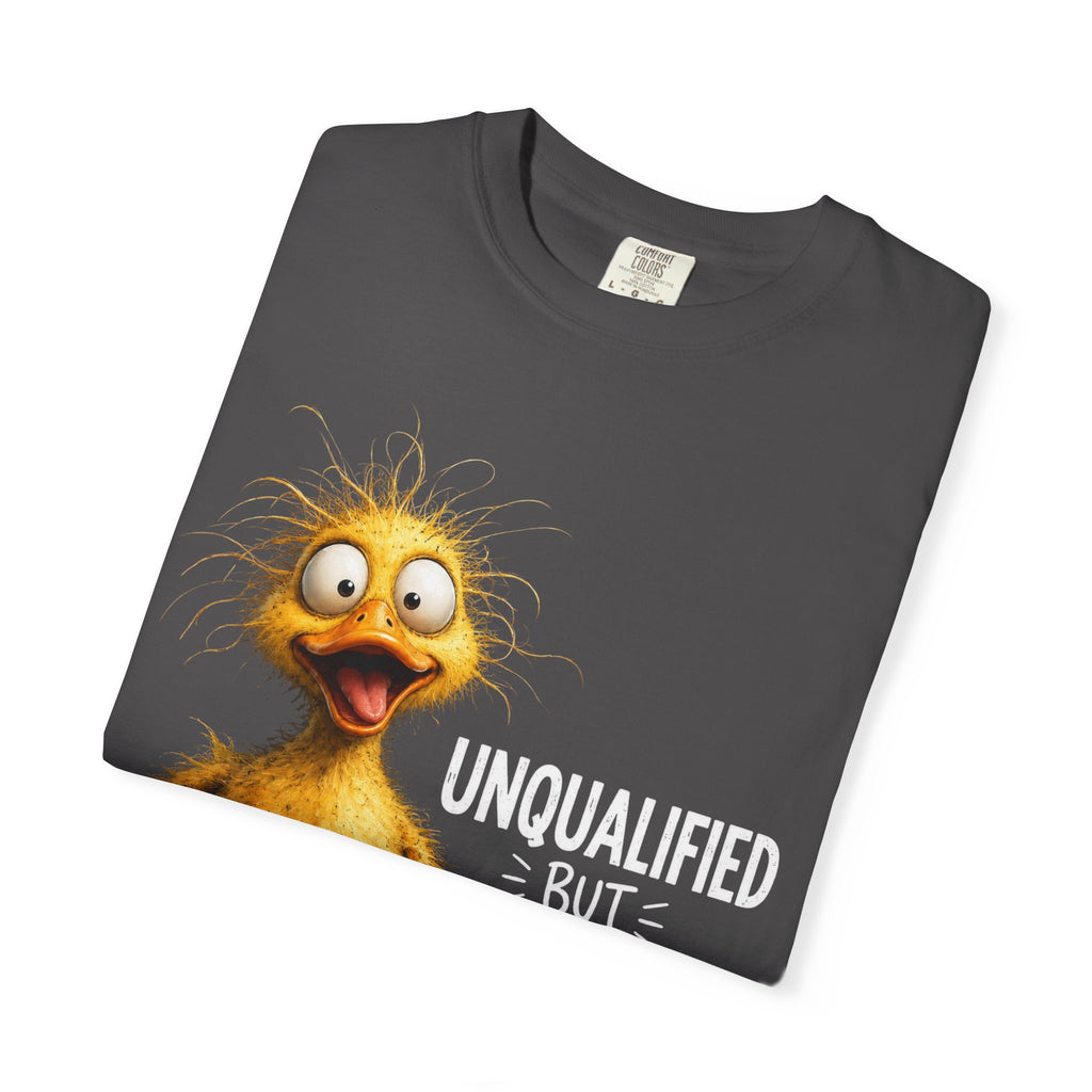 Unqualified But Enthusiastic Duck Graphic Tee