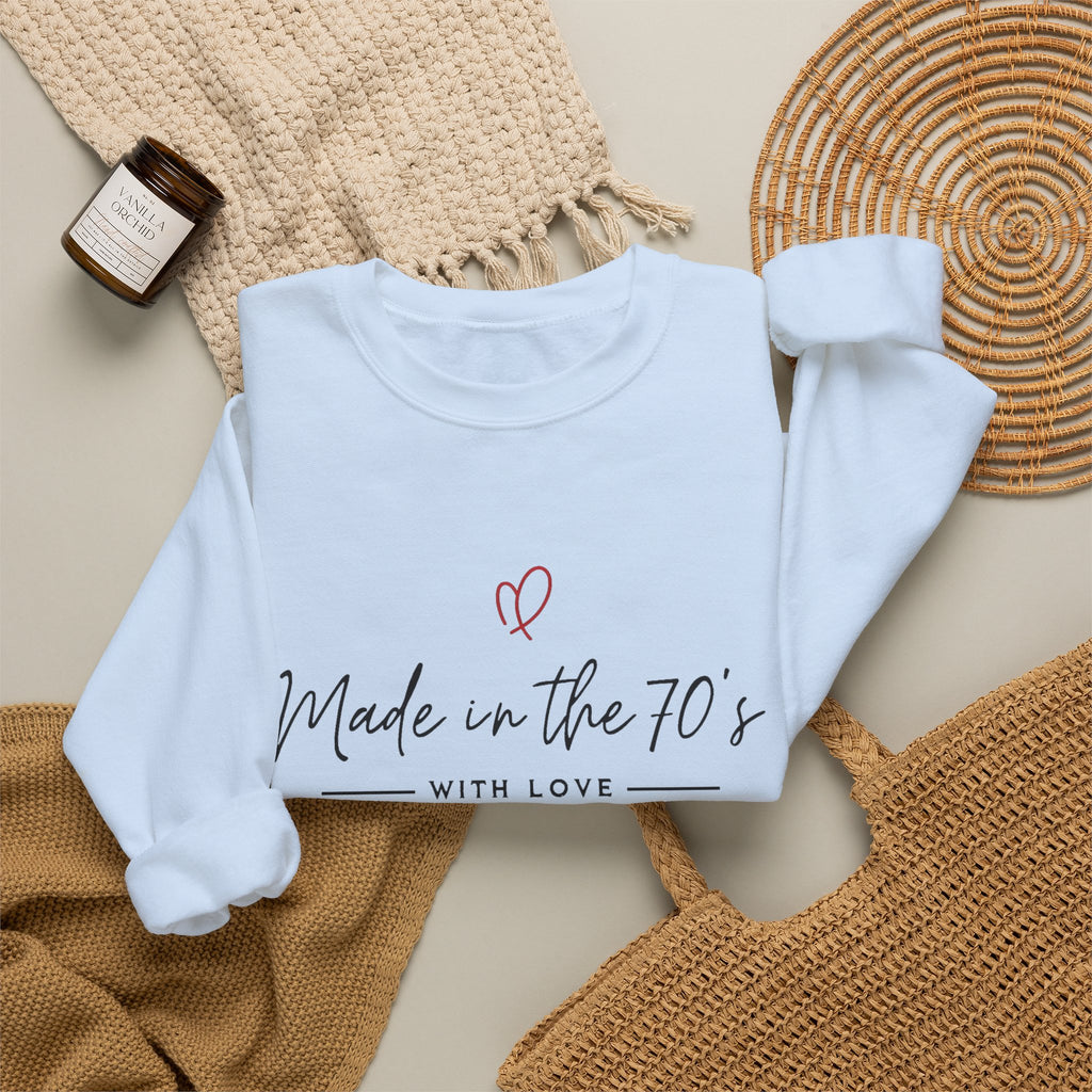 Made in the 70's Crewneck Sweatshirt — Vintage Born in the 70s Gift