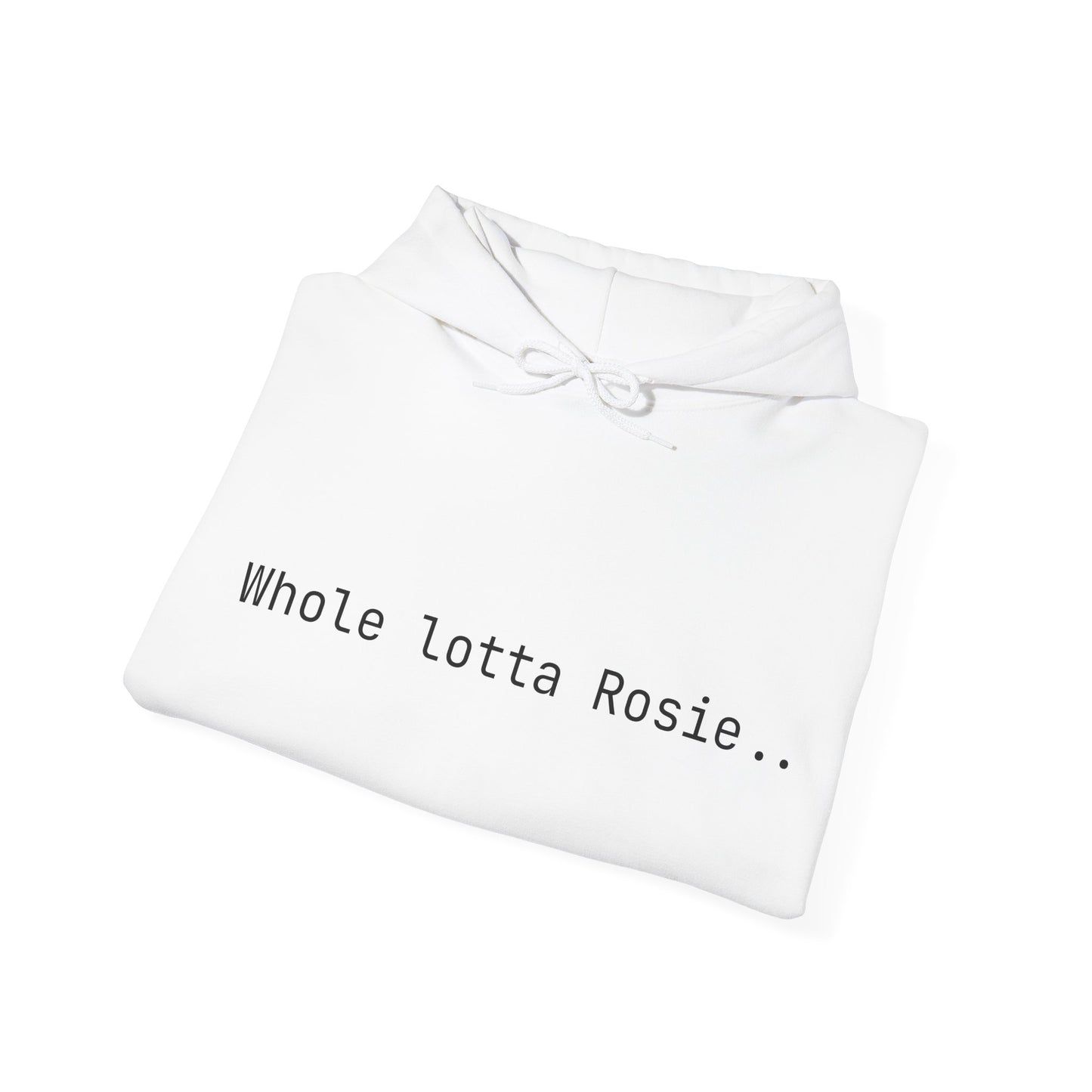 AC/DC Inspired Whole Lotta Rosie Bulldog Unisex Heavy Blend™ Hooded Sweatshirt