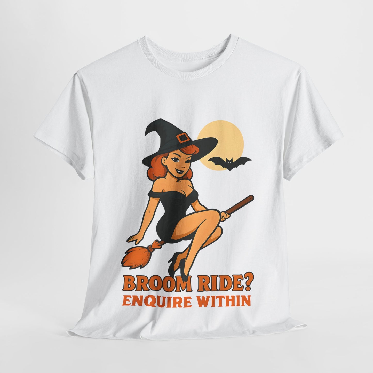 Halloween Witch Tee, Unisex Cotton T-Shirt, Spooky Apparel, Cute Halloween Shirt, Witchy Gifts, Fun Costume Top