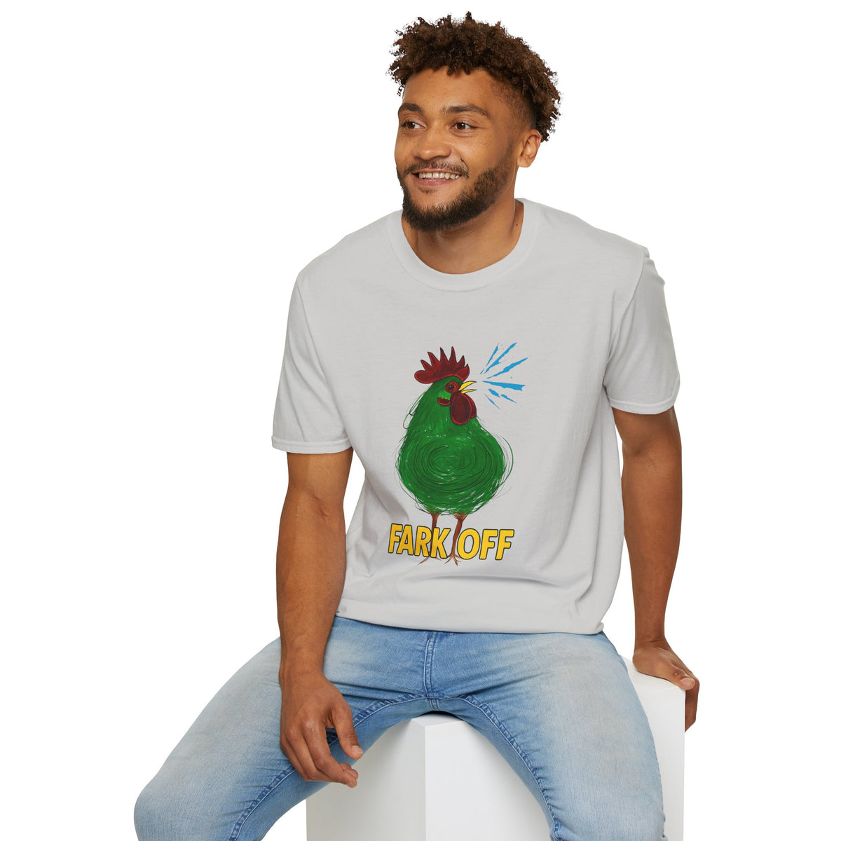 Funny Chicken Graphic T-Shirt, Humor Tee, Farm-Inspired Apparel
