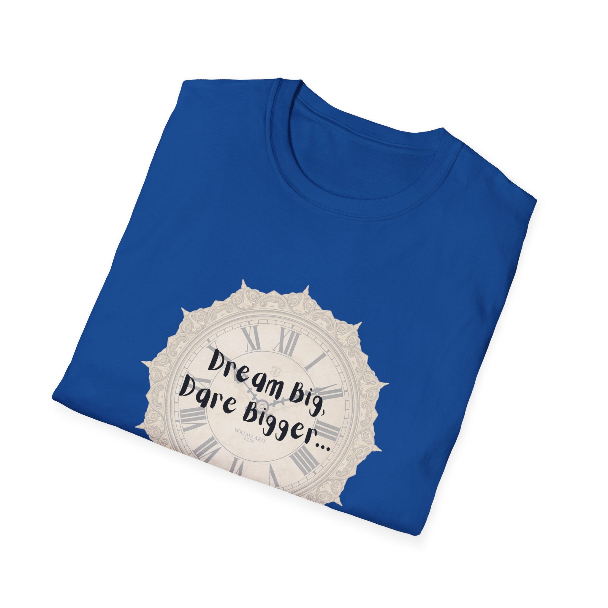 T-Shirt Inspirational Tee for Motivation, Dream Big, Gift for Dreamers, Casual Wear