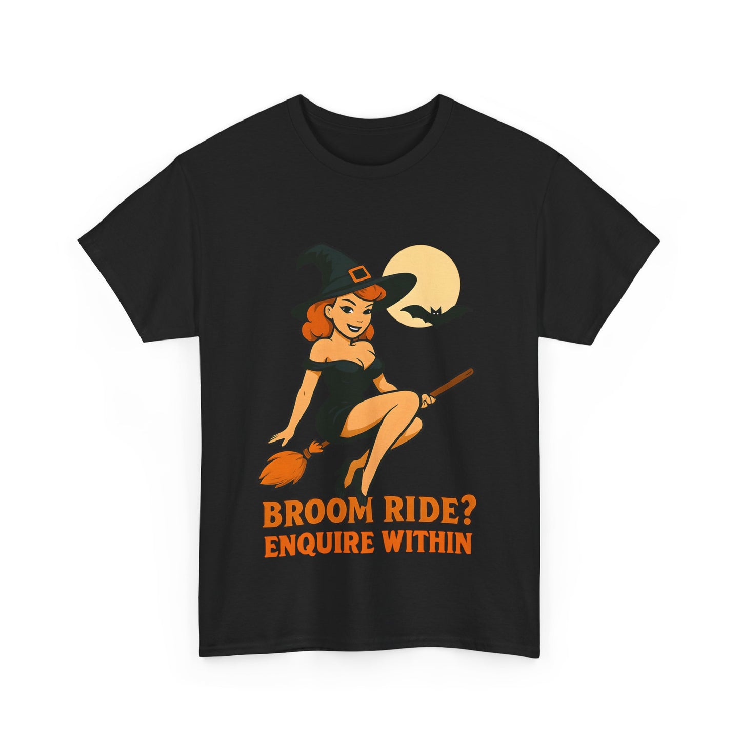 Halloween Witch Tee, Unisex Cotton T-Shirt, Spooky Apparel, Cute Halloween Shirt, Witchy Gifts, Fun Costume Top