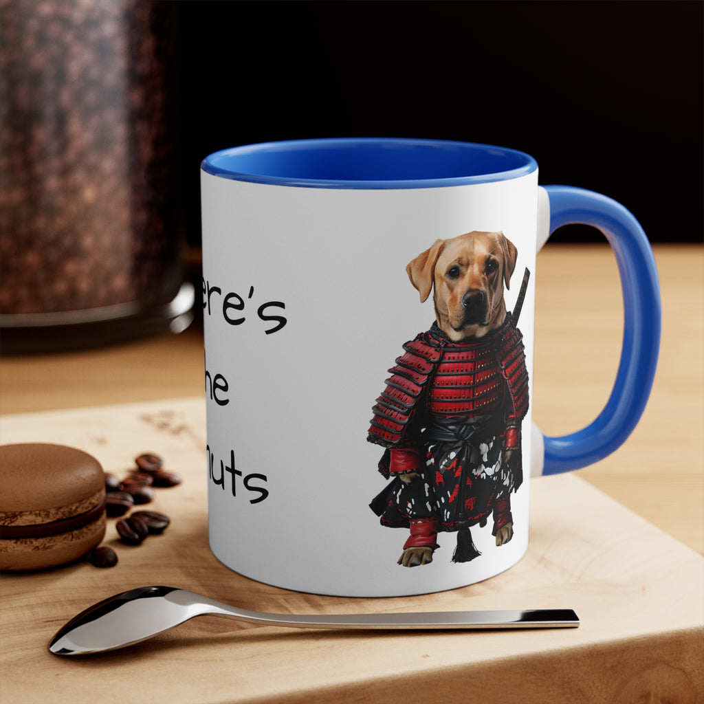 Golden Retriever in Samurai Outfit Accent Mug Perfect Gift for Dog Lovers & Pet Owners