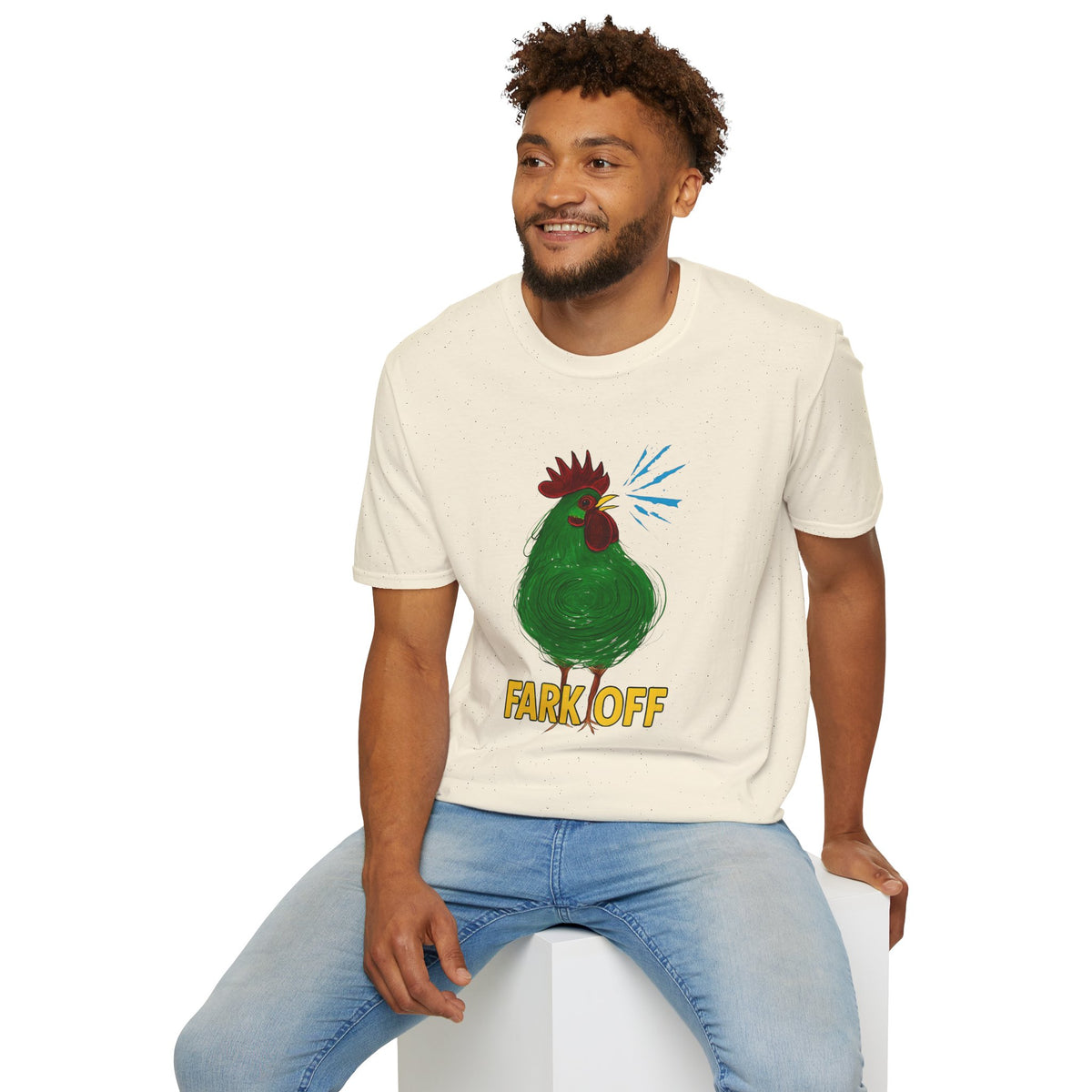 Funny Chicken Graphic T-Shirt, Humor Tee, Farm-Inspired Apparel