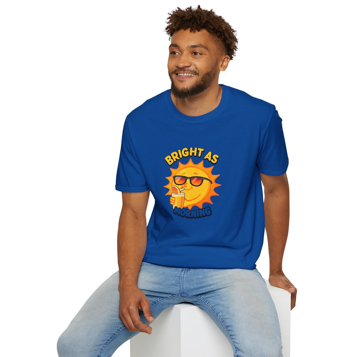 Bright as Morning T-Shirt - Fun Summer Tee, Gift for Friends, Casual Wear, Summer Vibes