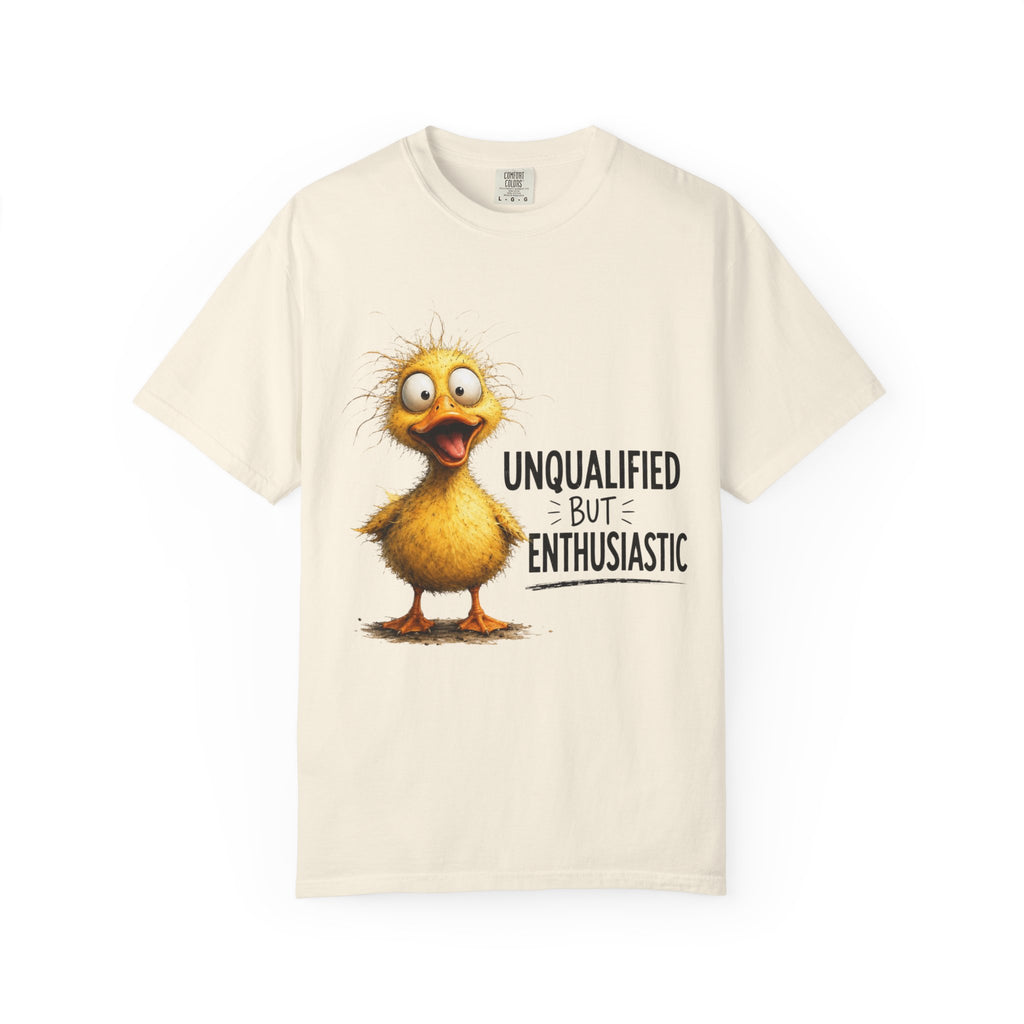 Unqualified But Enthusiastic Duck Graphic Tee