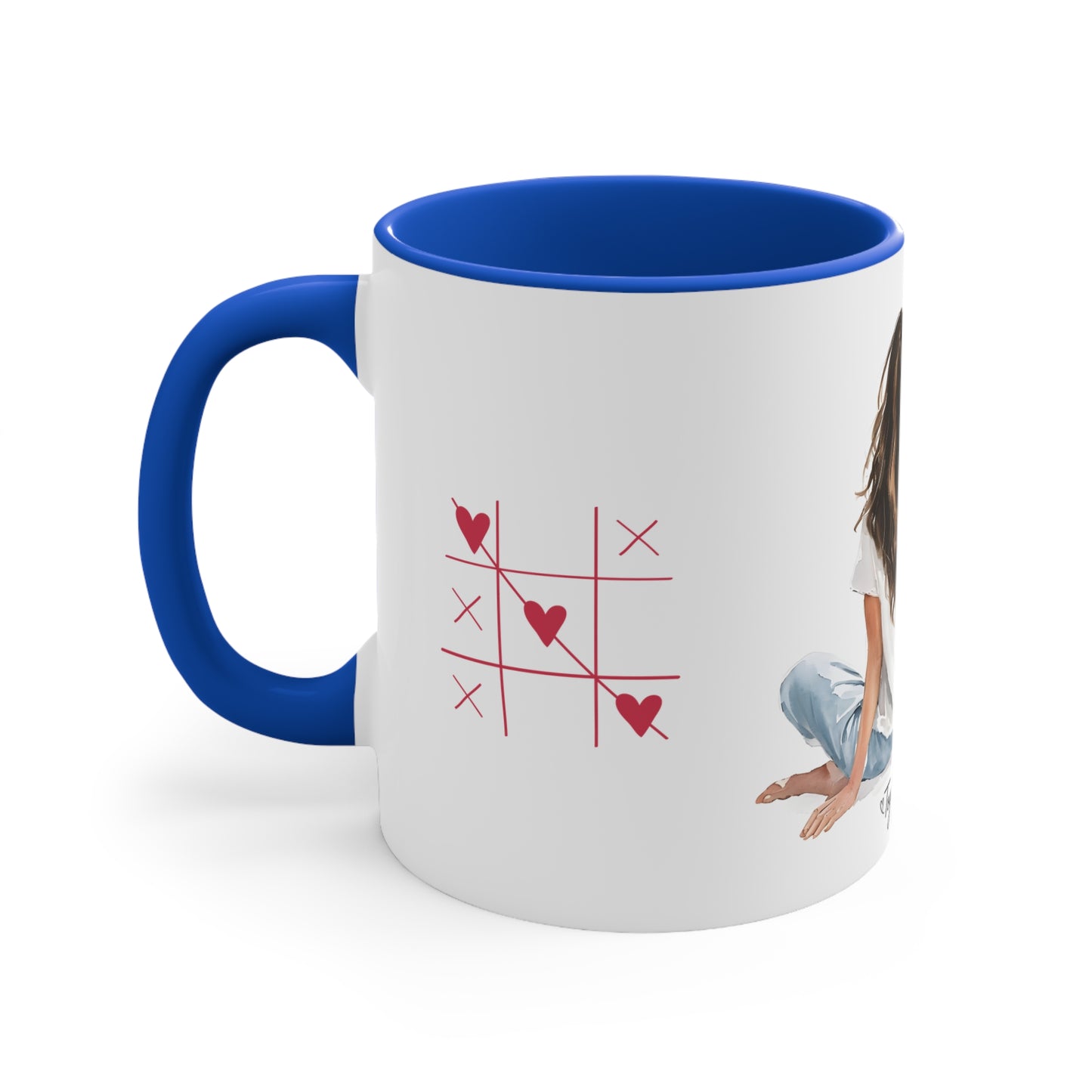 Love Quote Ceramic Mug, 11oz - Warmth and Love Couple Gift