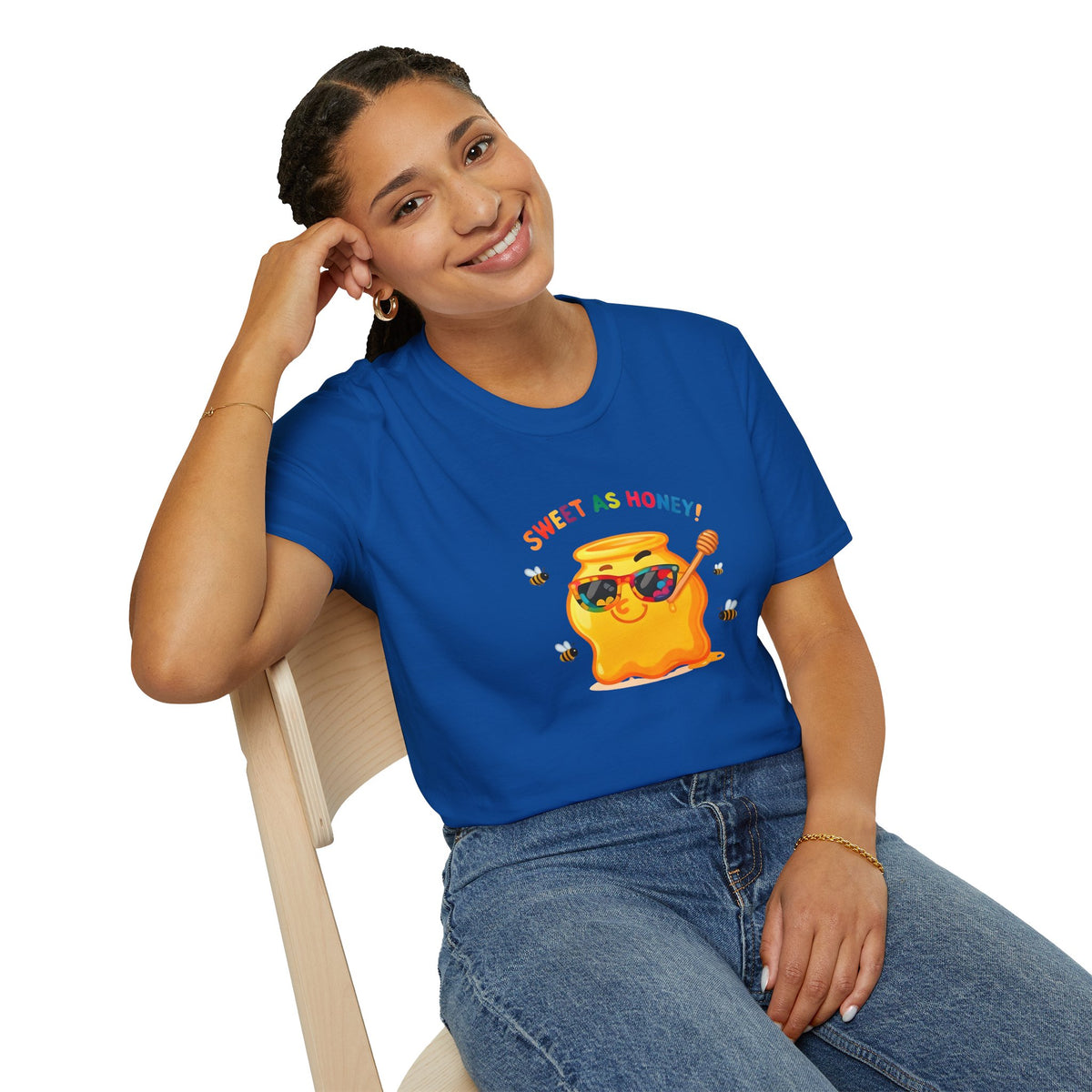 Sweet as Honey Unisex T-Shirt - Cute Graphic Tee, Casual Wear