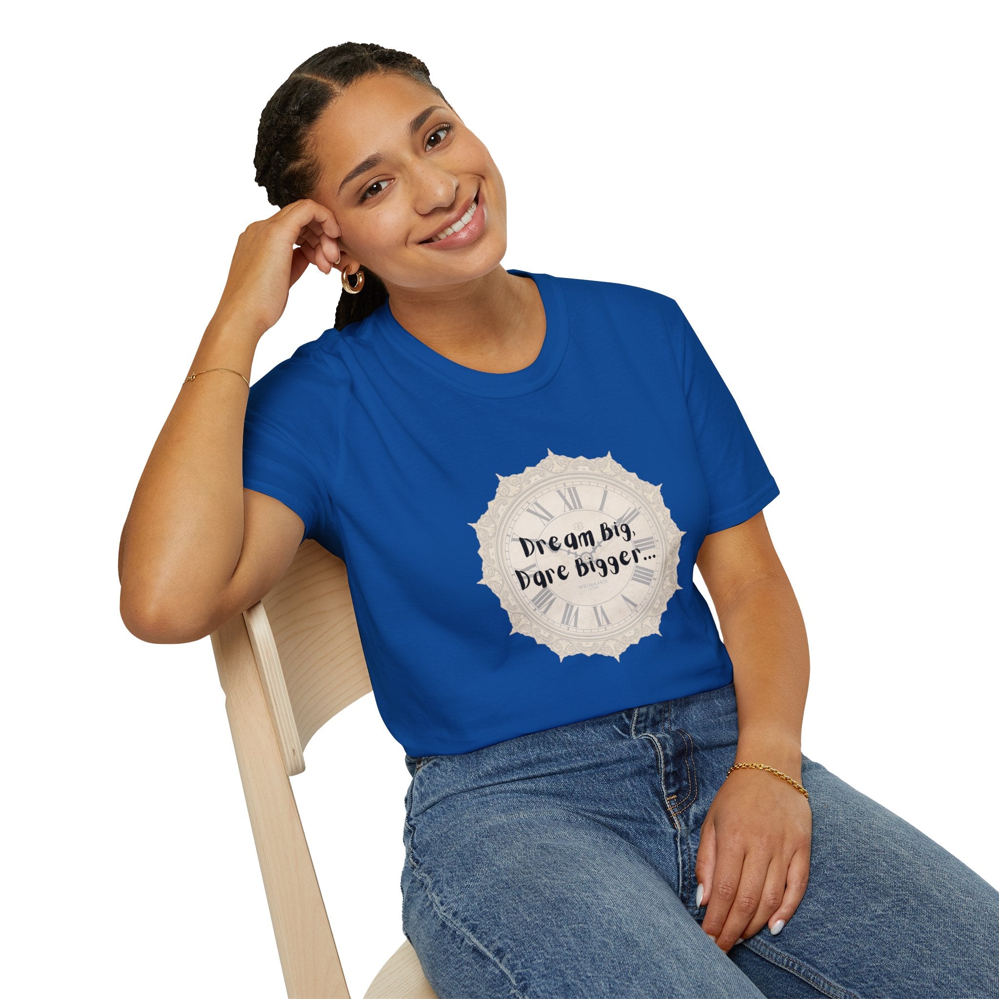 T-Shirt Inspirational Tee for Motivation, Dream Big, Gift for Dreamers, Casual Wear
