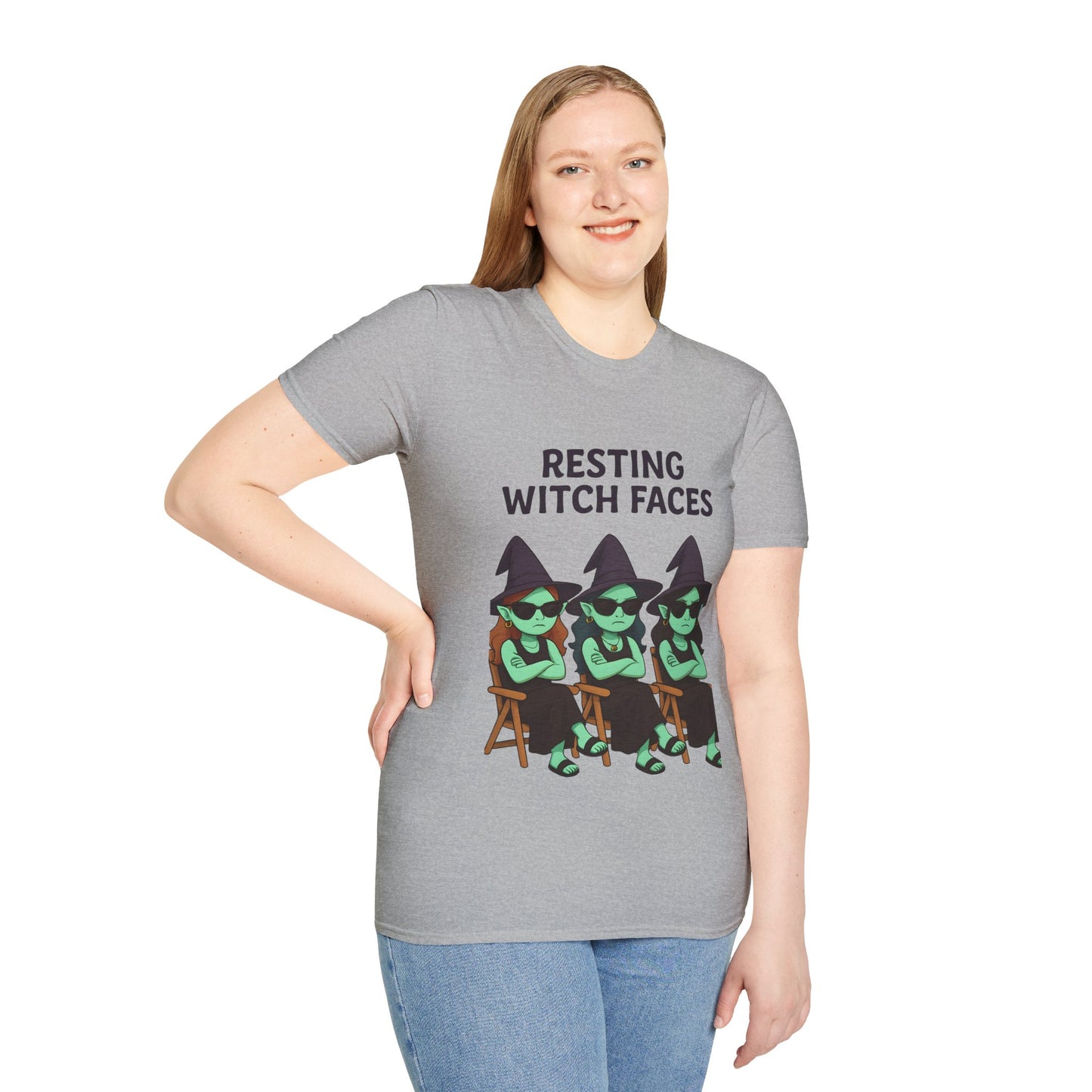 Resting Witch Faces Unisex Softstyle T-Shirt | Cute Halloween Tee, Witch Shirt, Gifts for Her, Spooky Season Apparel, Comfortable [...]