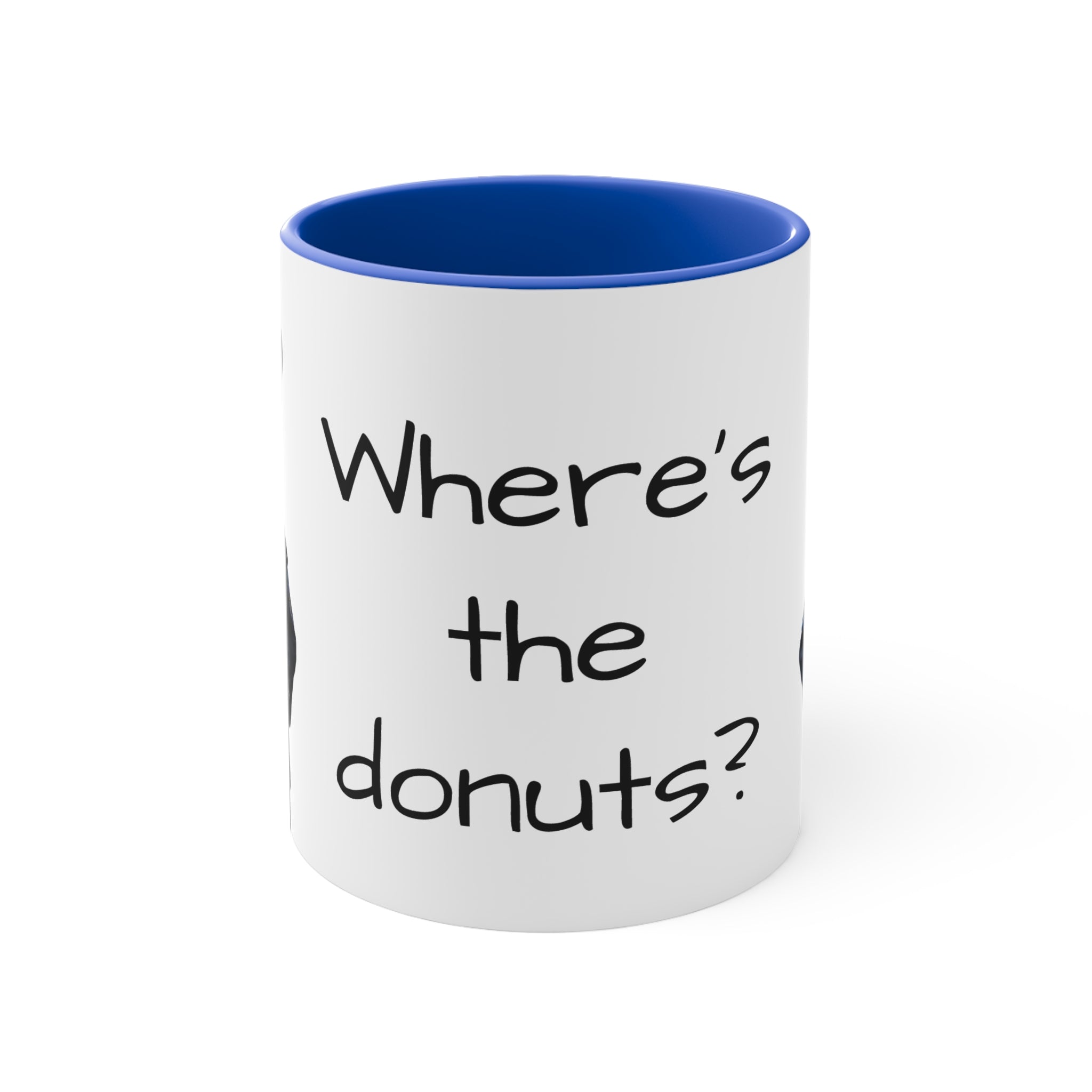 French Bulldog  in Police Uniform Accent Mug Wheres the Donuts Fun Police Dog Design Dog Lover Gift