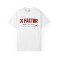 X factor Graphic T-Shirt — 'X factor' Sports Humour Tee with Definition Print