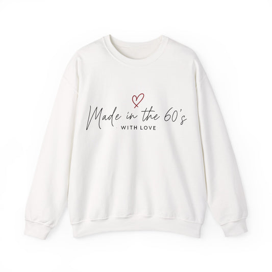 Made in the 60's Unisex Heavy Blend™ Crewneck Sweatshirt - Made in the 60's with love..
