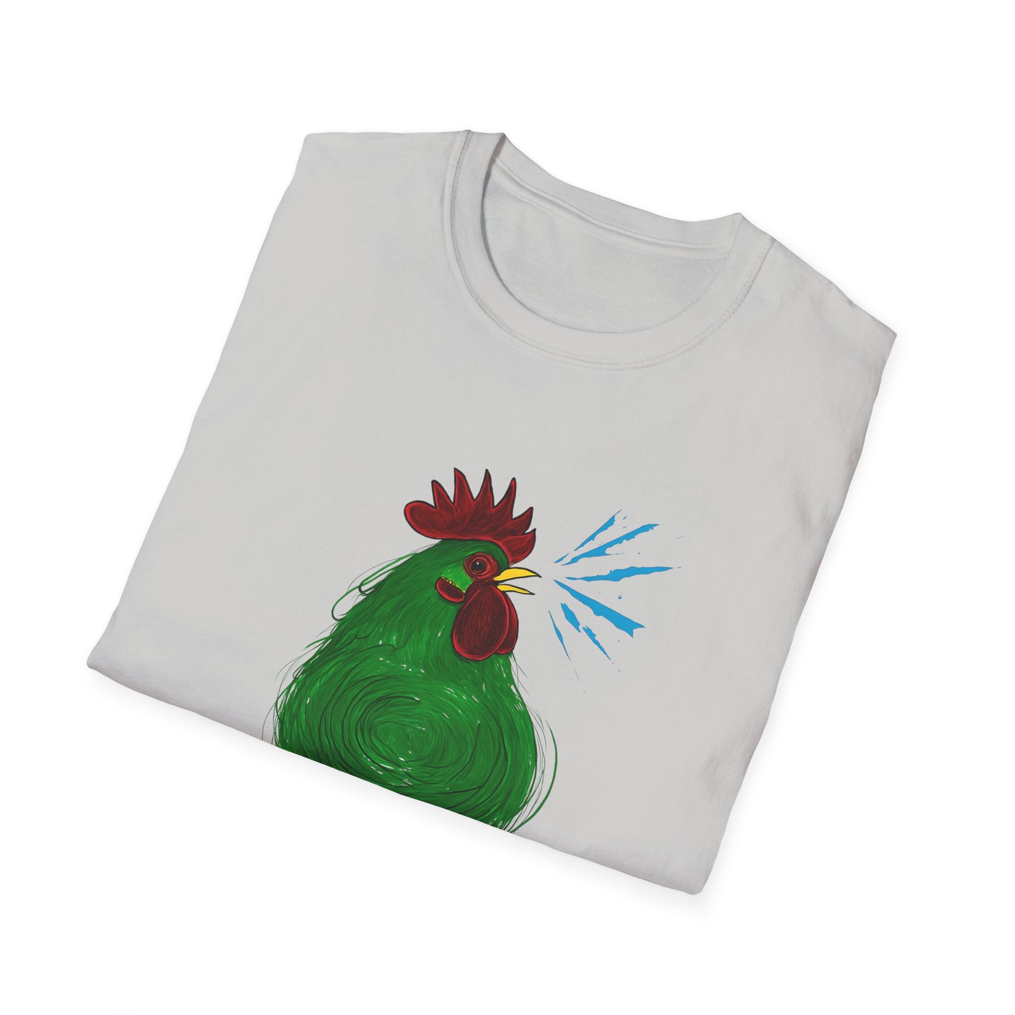 Funny Chicken Graphic T-Shirt, Humor Tee, Farm-Inspired Apparel, Gift for Chicken Lovers, Meme Shirt, Casual Wear