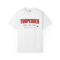 Torpedoed Graphic T-Shirt — 'Torpedoed' Sports Humour Tee with Definition Print
