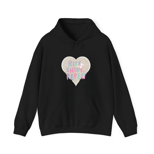 Rise, Shine, Repeat Unisex Heavy Blend™ Hooded Sweatshirt