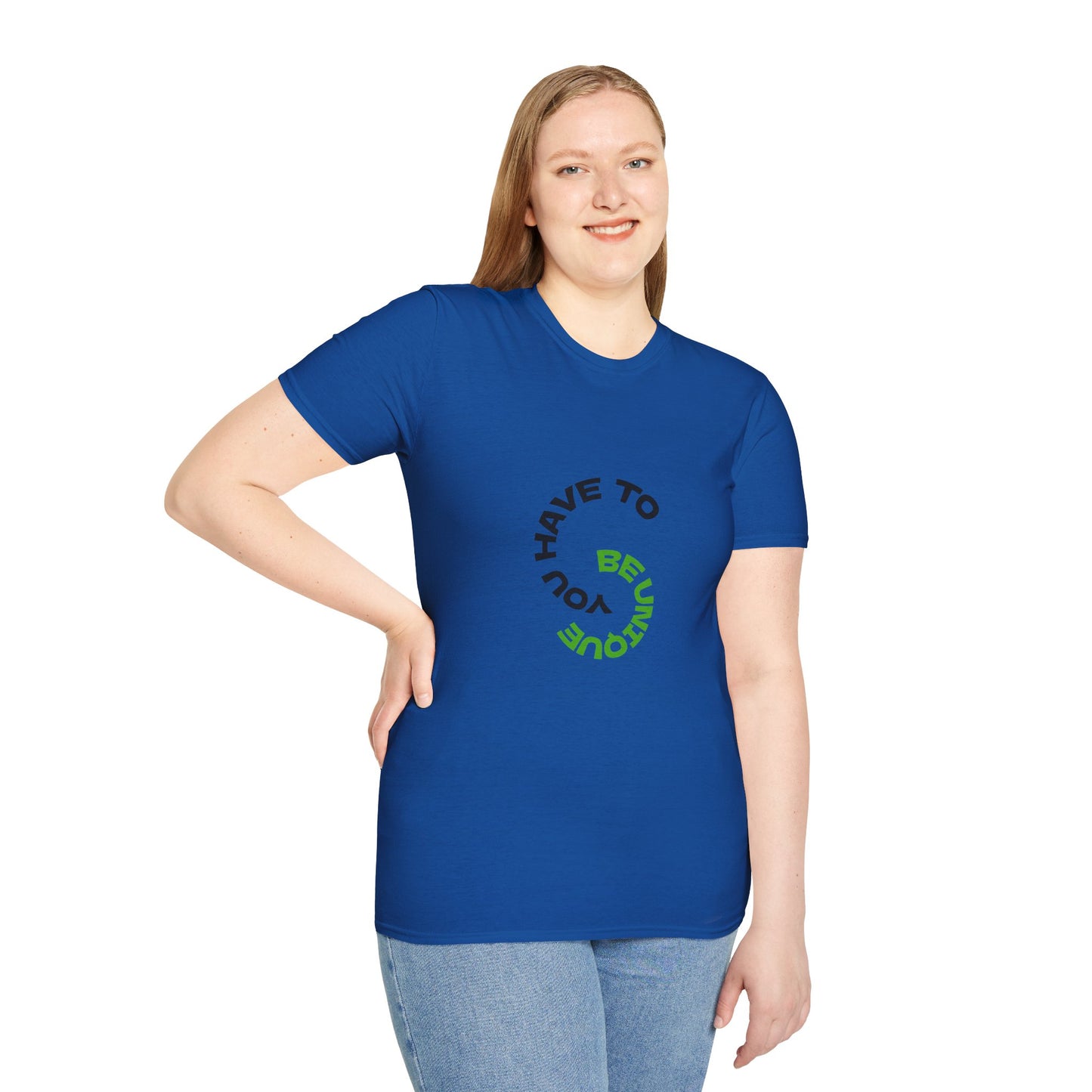 Inspirational Unisex Softstyle T-Shirt, Unique Graphic Shirt, Casual Wear, Vintage Style