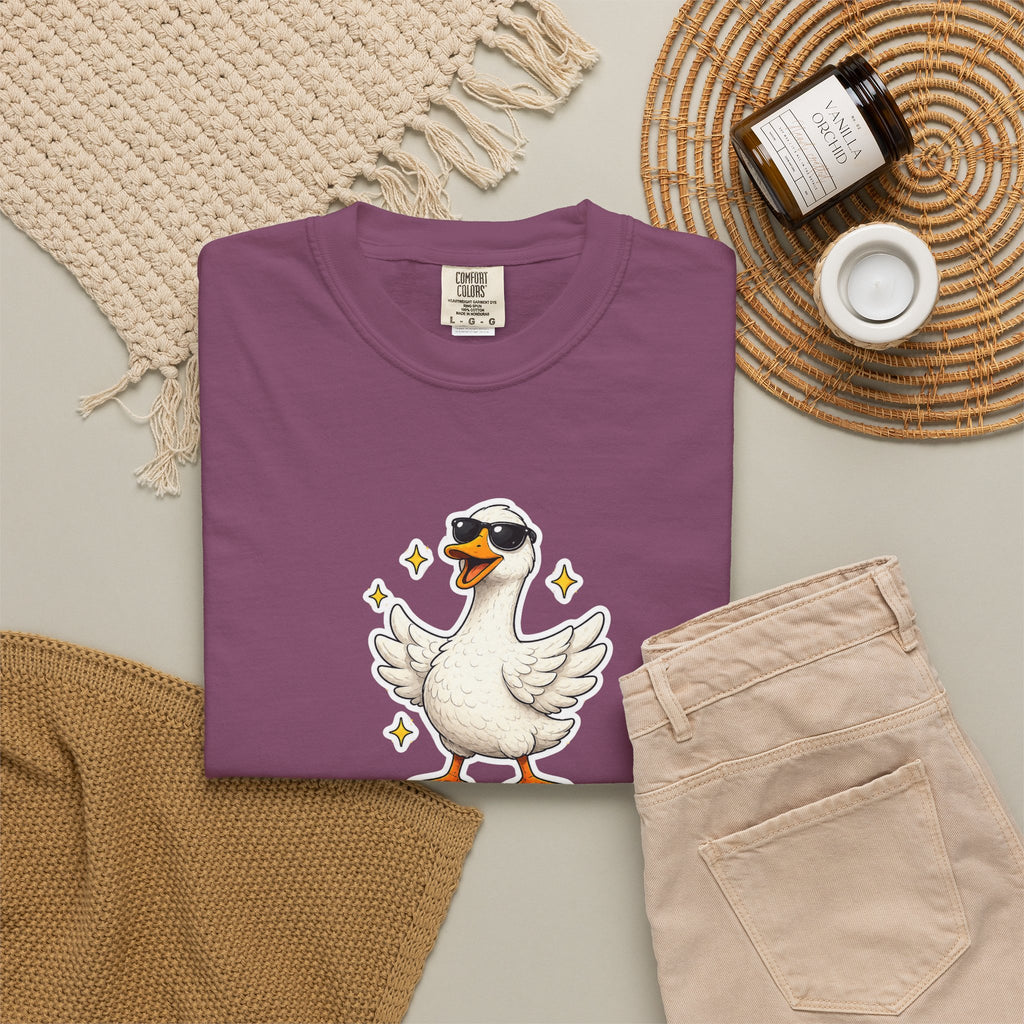 Confidence Goose T-Shirt — Funny Motivational Graphic Tee