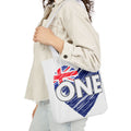 Australia Heart Flag 'ONE' Canvas Tote Bag — Patriotic Aussie Market Tote
