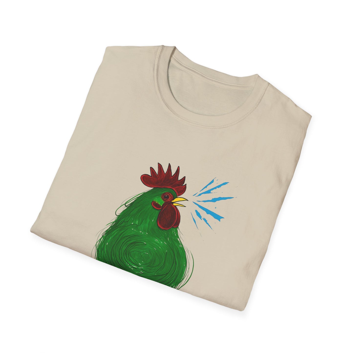 Funny Chicken Graphic T-Shirt, Humor Tee, Farm-Inspired Apparel, Gift for Chicken Lovers, Meme Shirt, Casual Wear