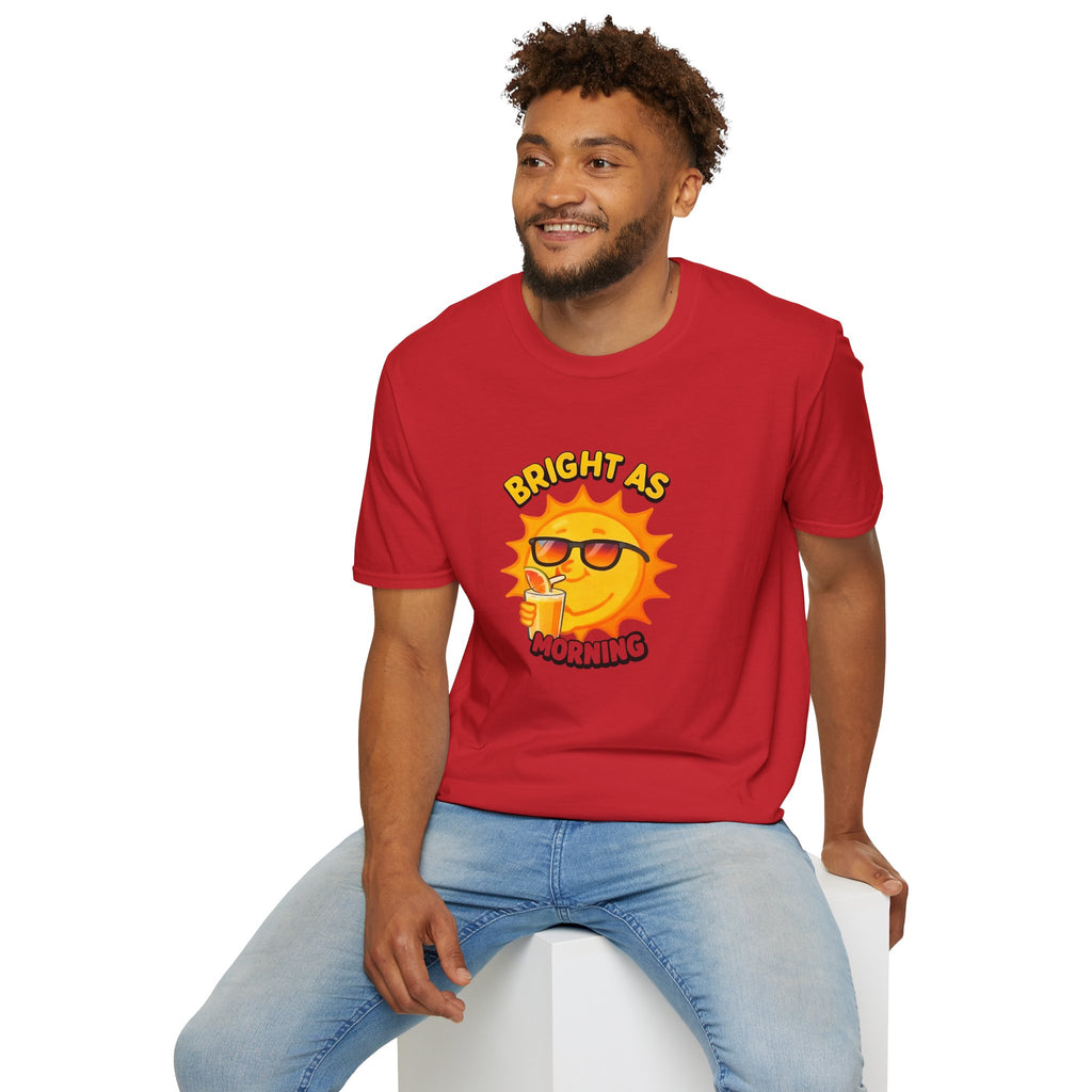 Bright as Morning T-Shirt - Fun Summer Tee, Gift for Friends, Casual Wear, Summer Vibes