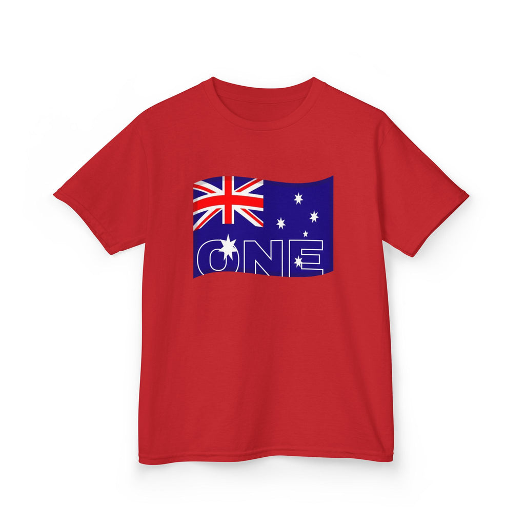 Kids Tee — Australian Flag "ONE" Design
