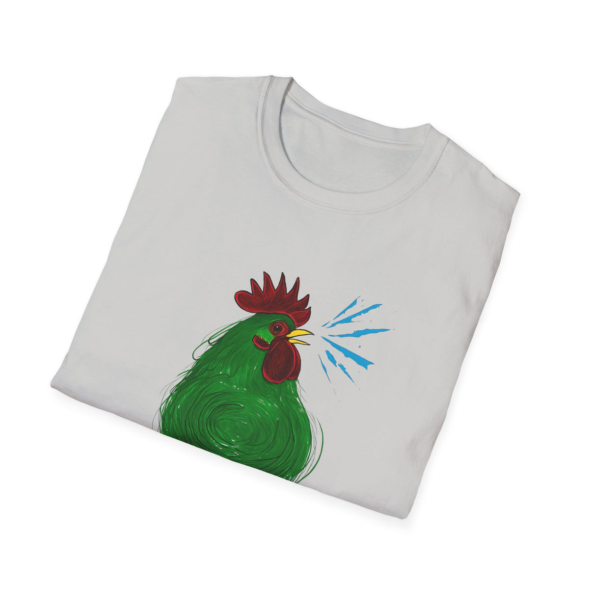 Funny Chicken Graphic T-Shirt, Humor Tee, Farm-Inspired Apparel
