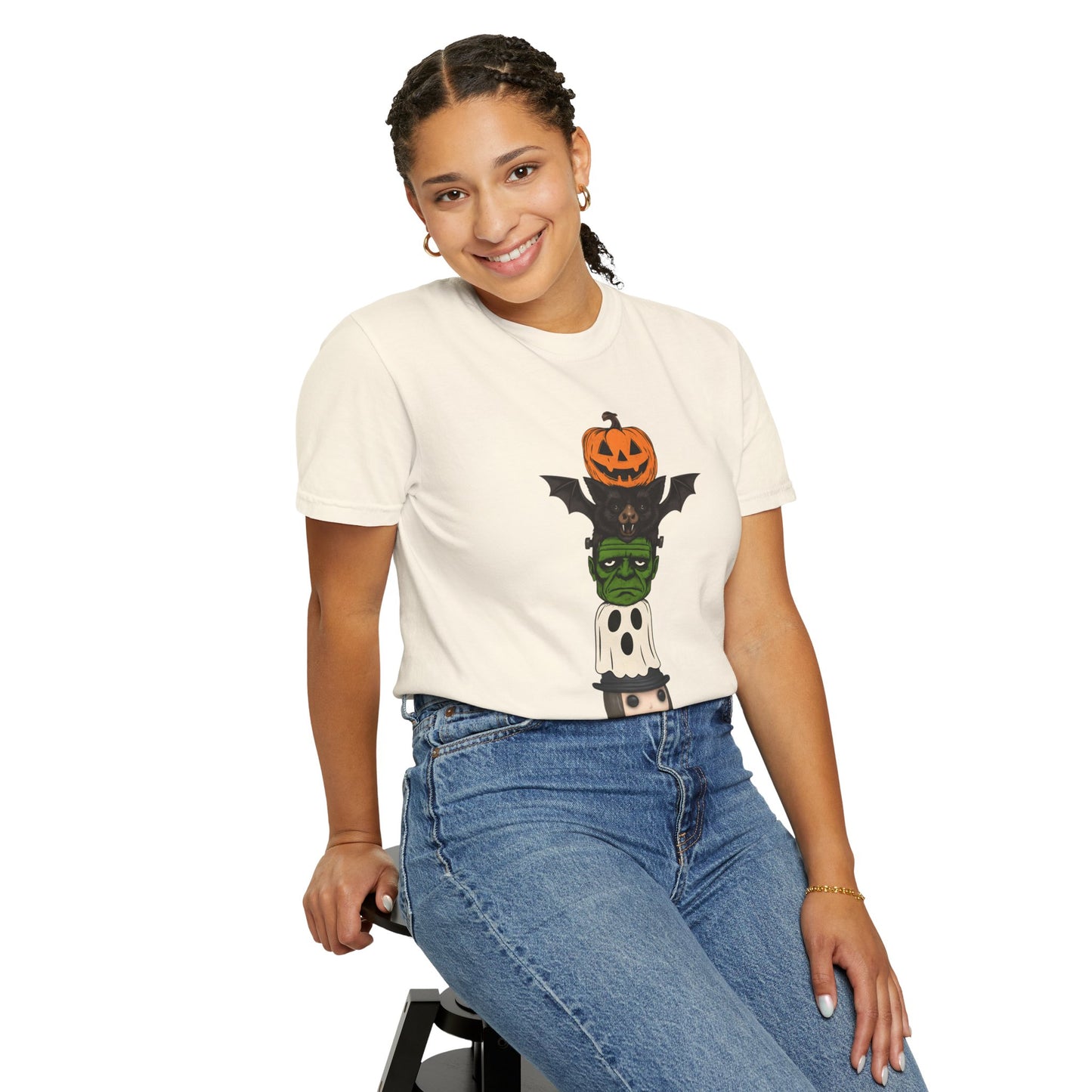 Prince of Darkness Halloween Tower T-shirt, Unisex Halloween Tee, Spooky Graphic Shirt, Fall Costume Top, Fun Ghost T-shirt, Trick or Treat Apparel