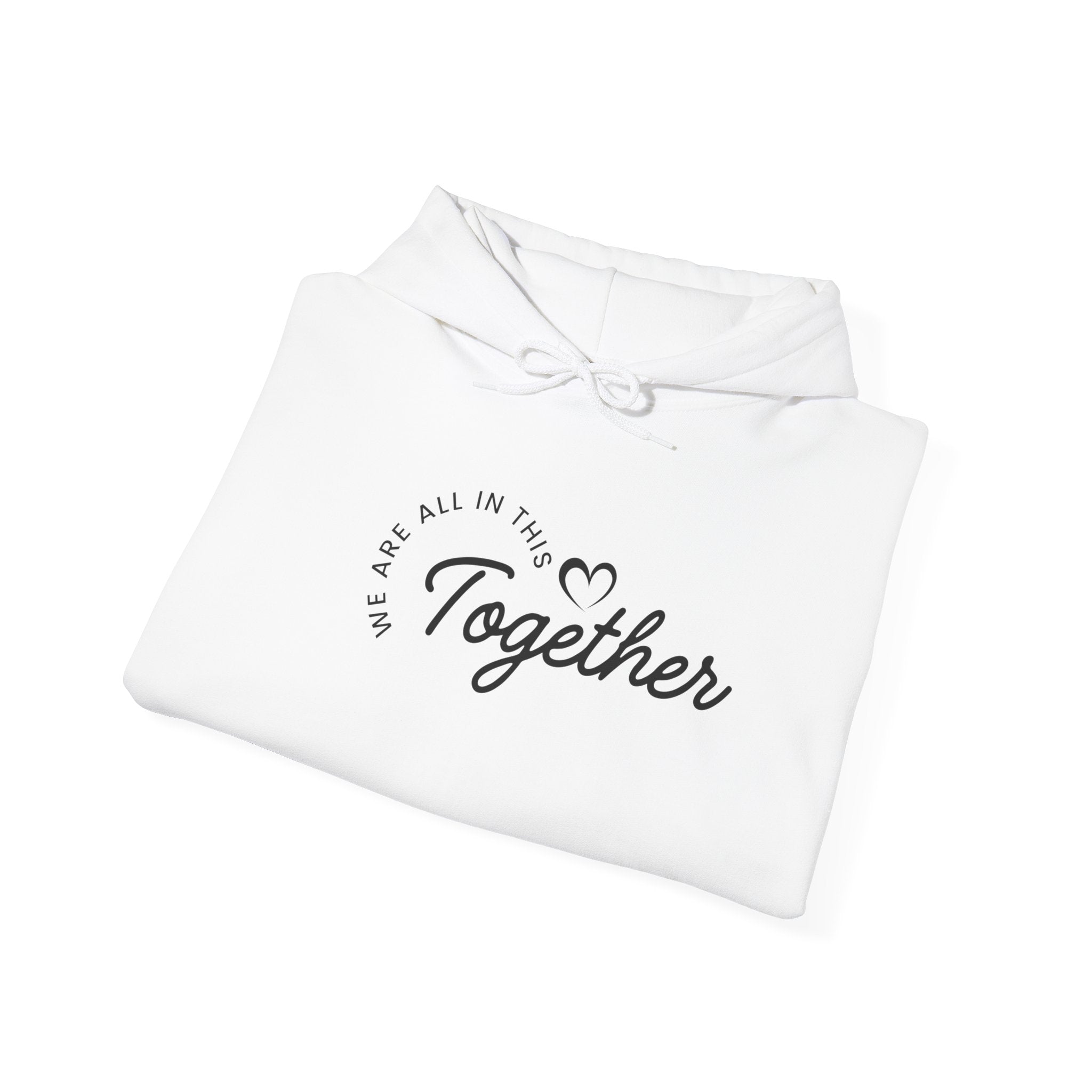 Unisex Australia ONE Map Hoodie — "All In This Together" Patriotic Pullover, Sleeves and Back design